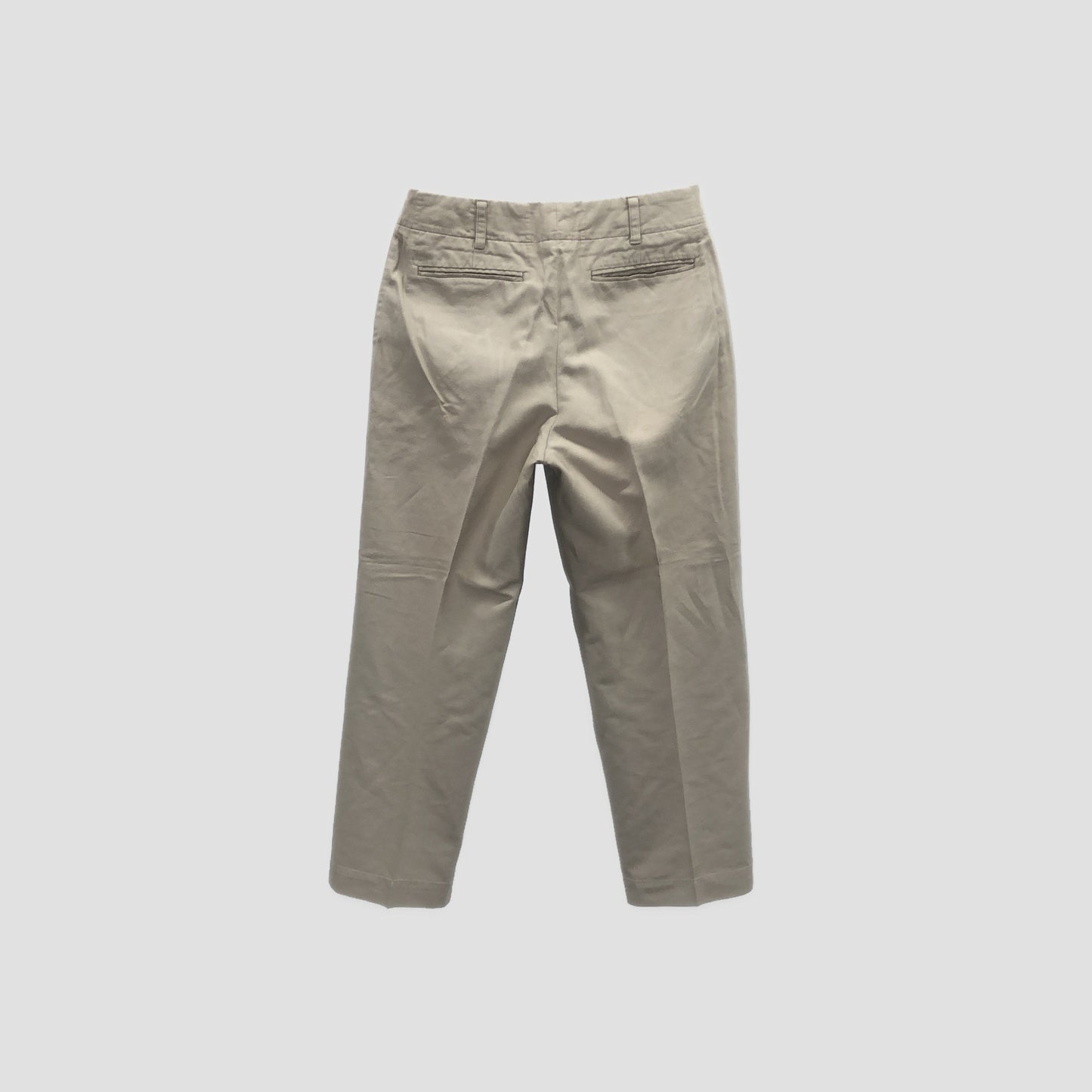 COTTON LINEN OXFORD TROUSERS