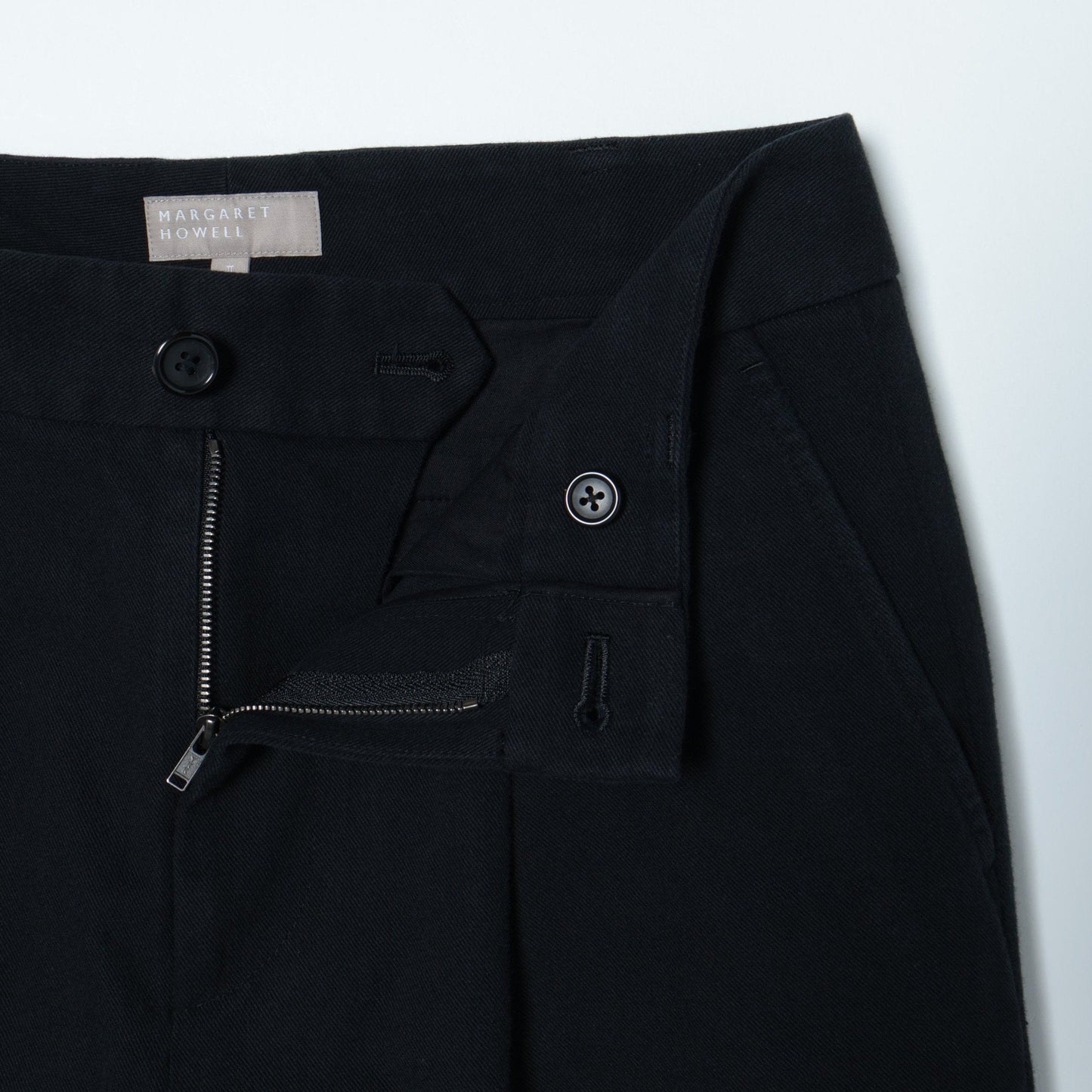 COTTON TWILL TROUSERS