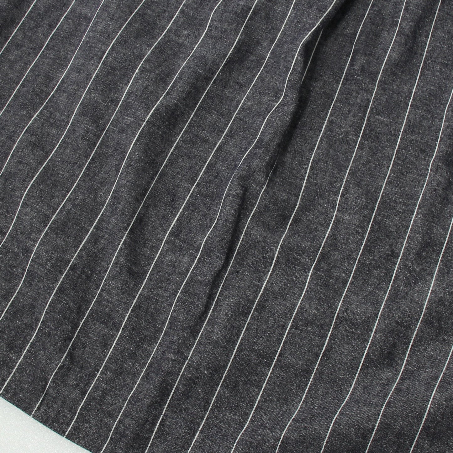 ROUGH COTTON LINEN SHIRTING SKIRT