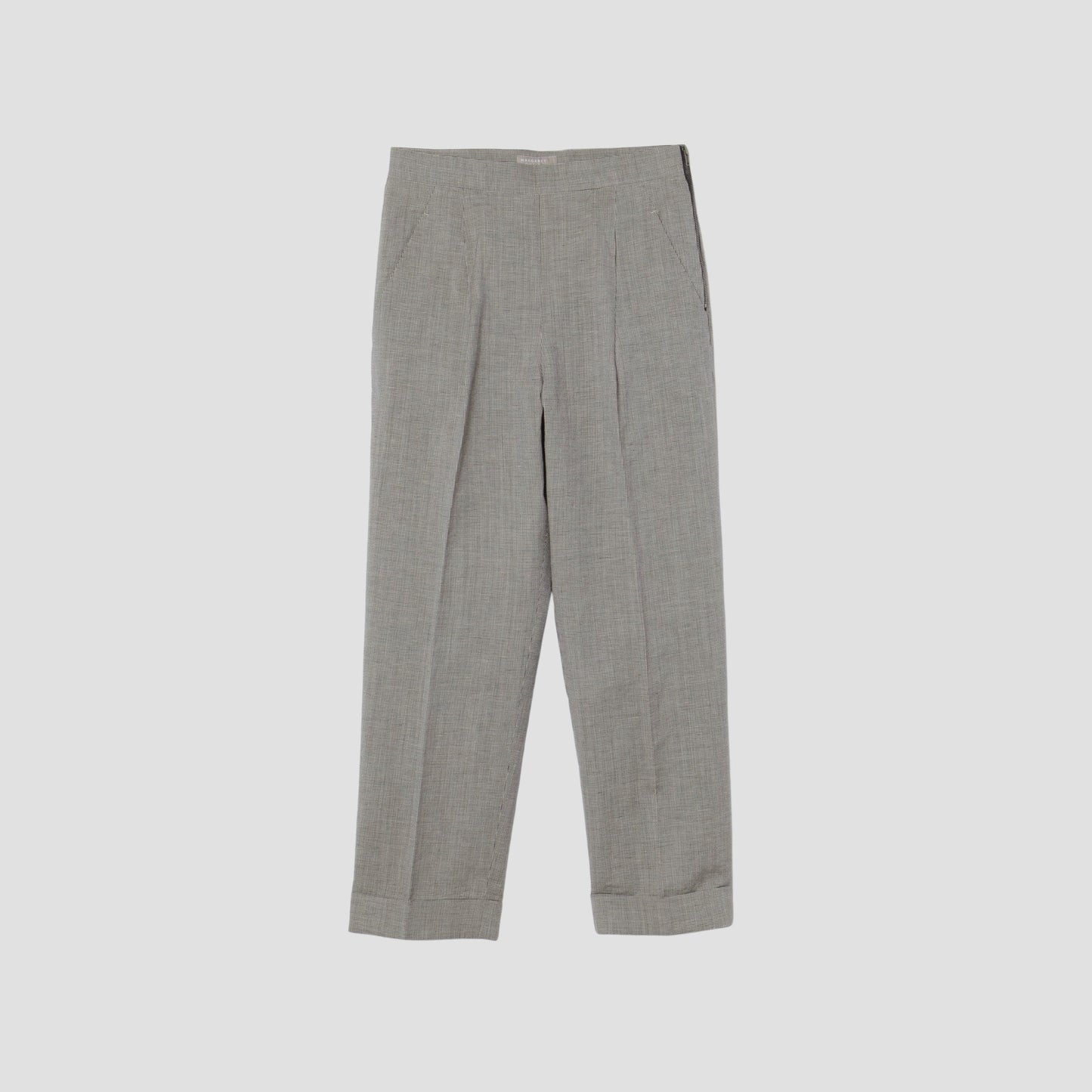 PUPPYTOOTH WOOL LINEN TROUSERS