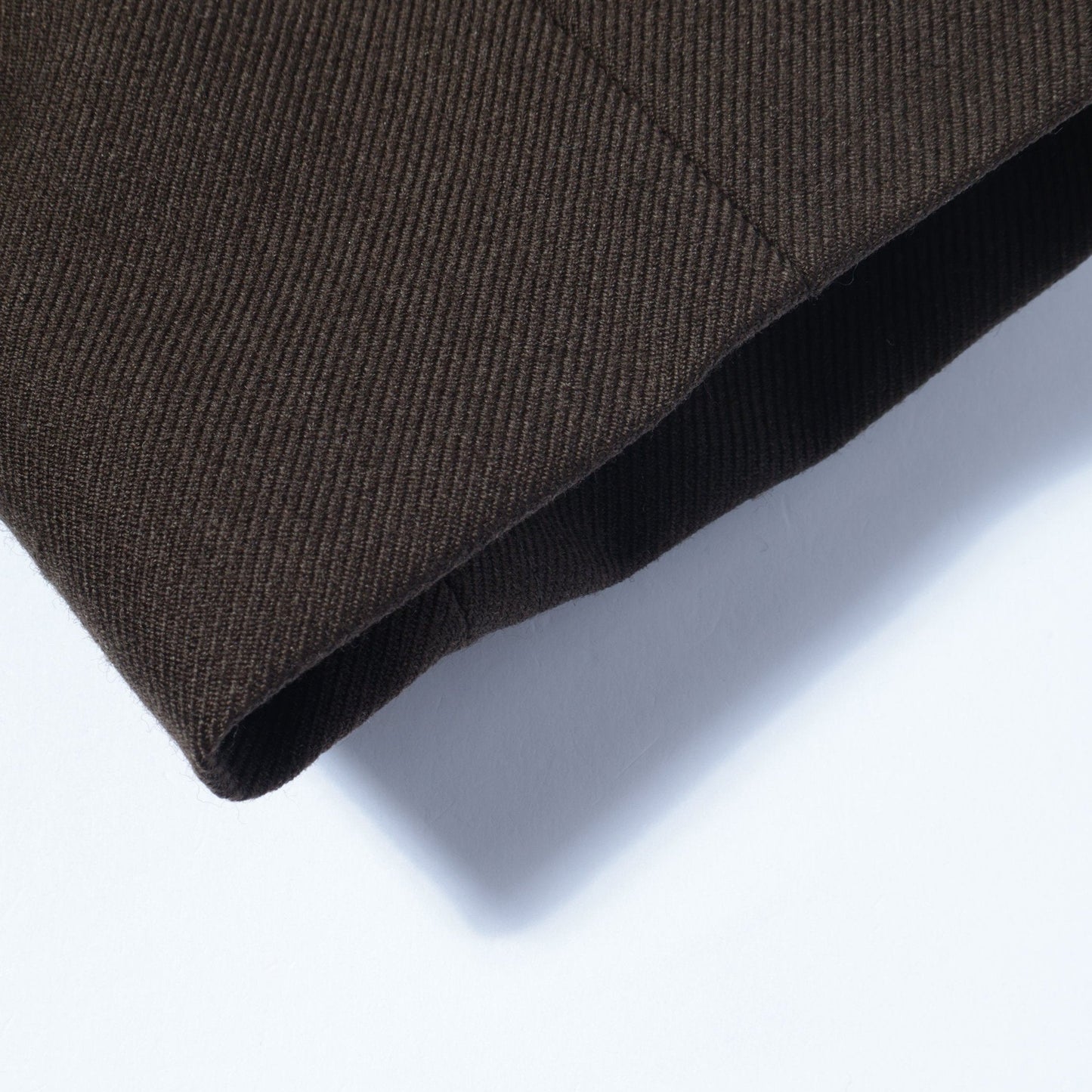 WORSTED WOOL TWILL COAT