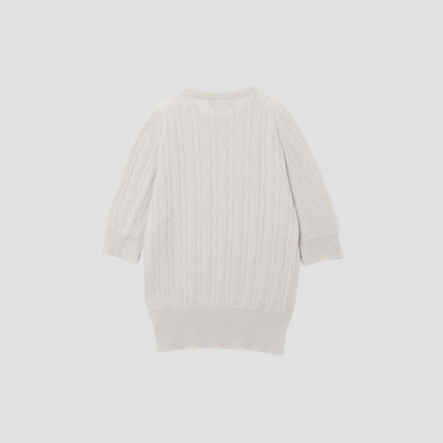 CABLE T SHIRT KNIT