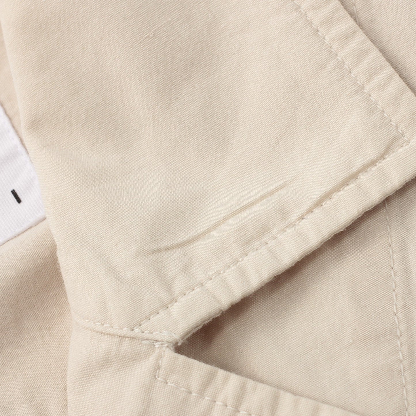 SANDED COTTON LINEN SHIRT