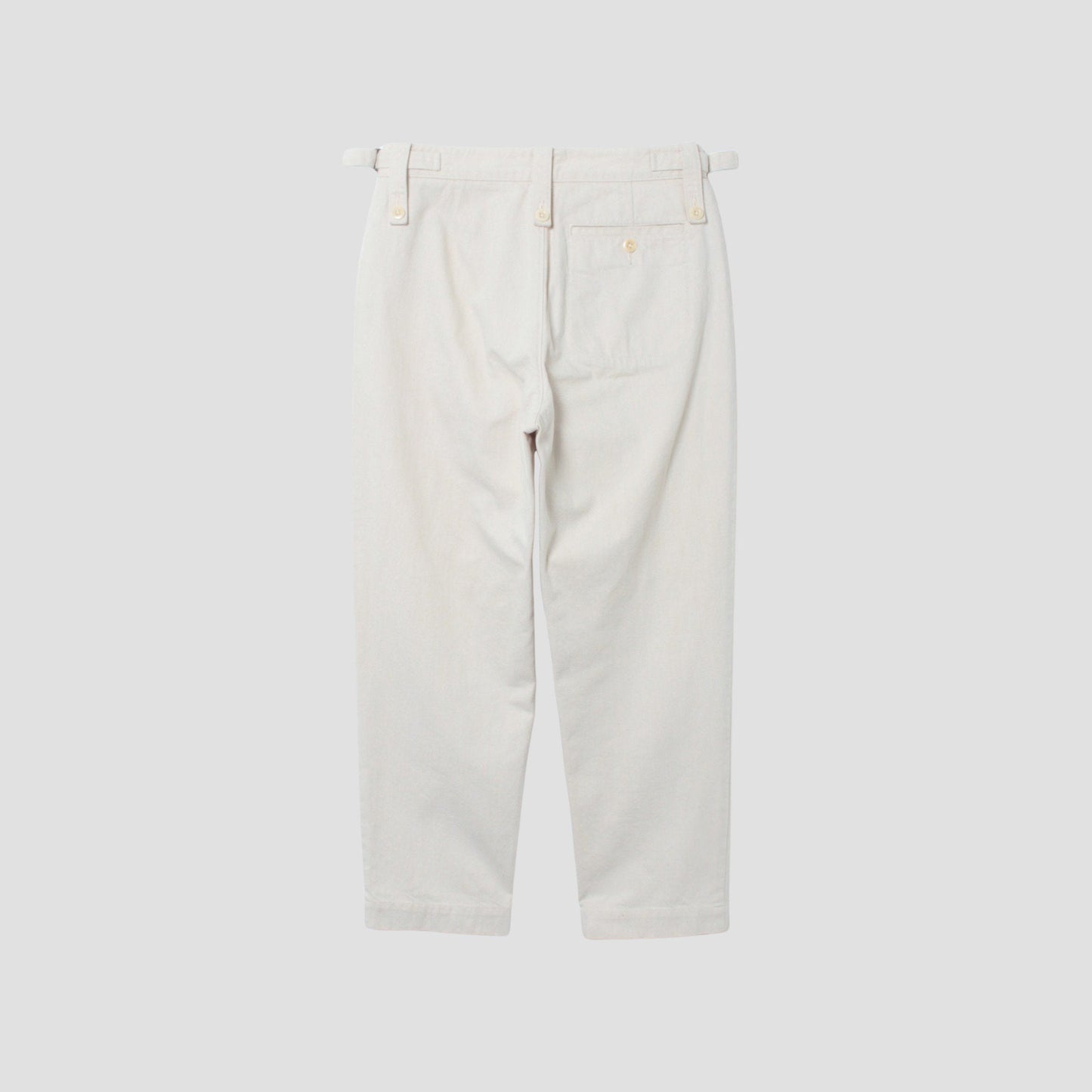 NATURAL DENIM TROUSERS