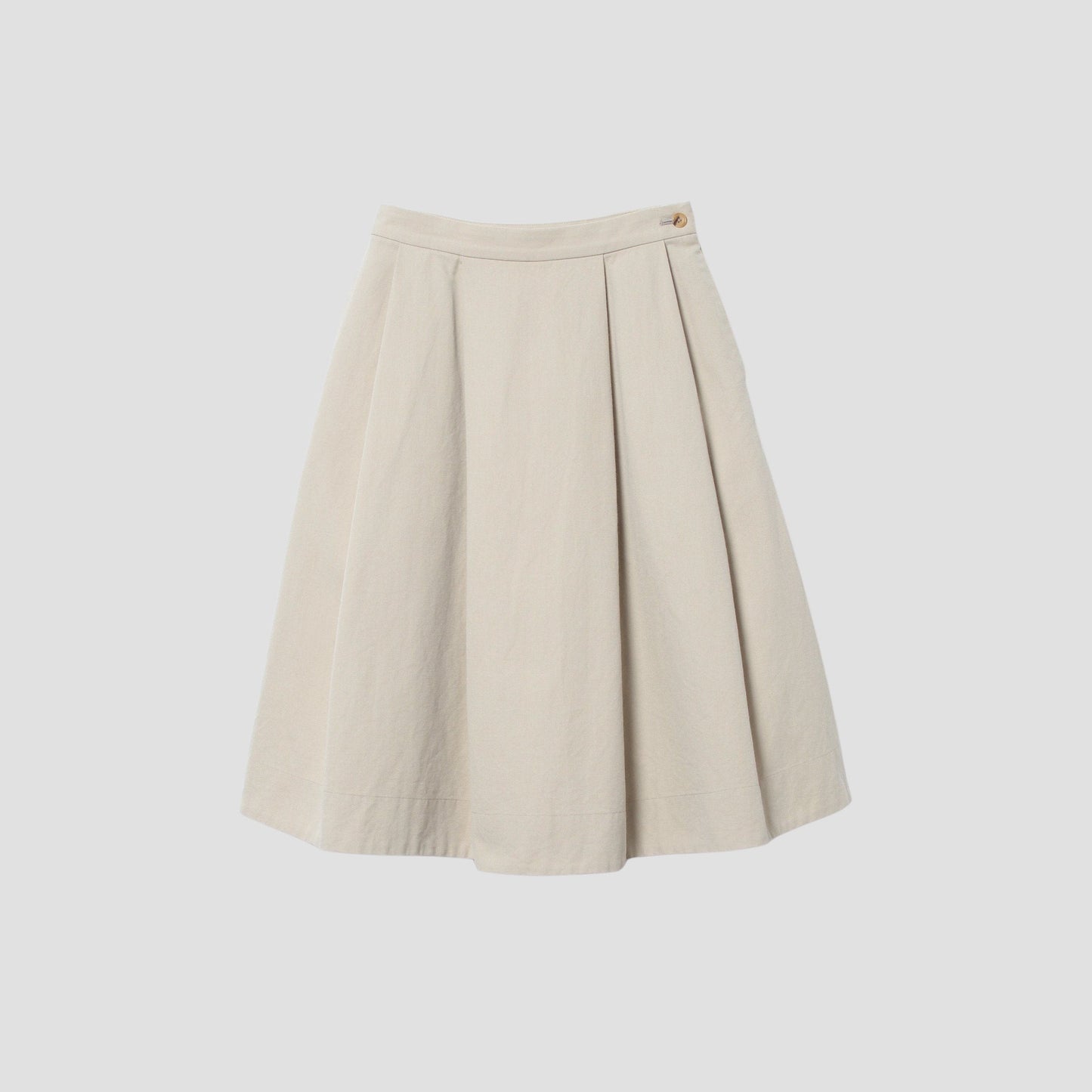 COTTON WOOL TWILL SKIRT