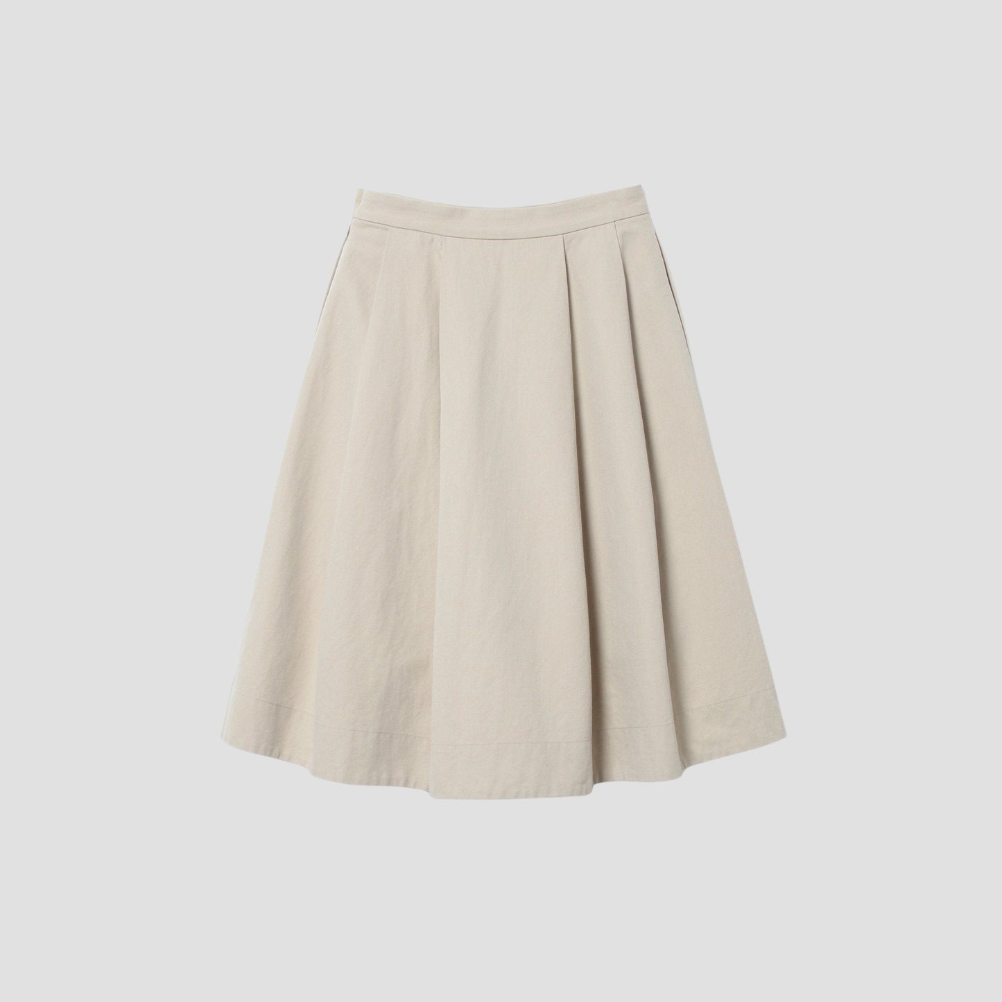 COTTON WOOL TWILL SKIRT