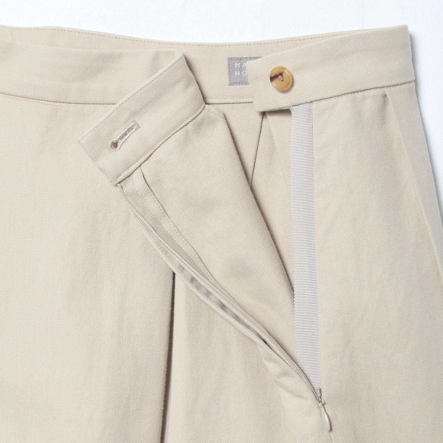 COTTON WOOL TWILL SKIRT