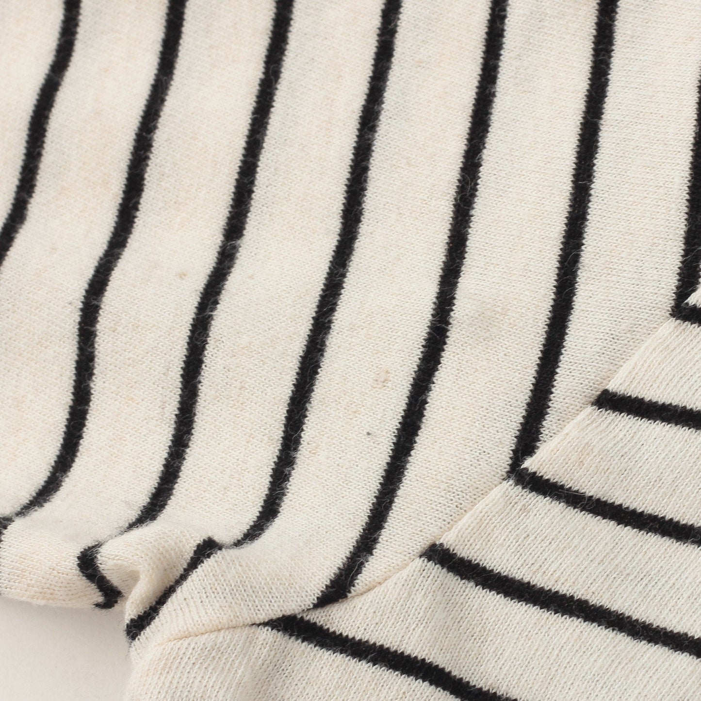 COTTON LINEN STRIPE JERSEY