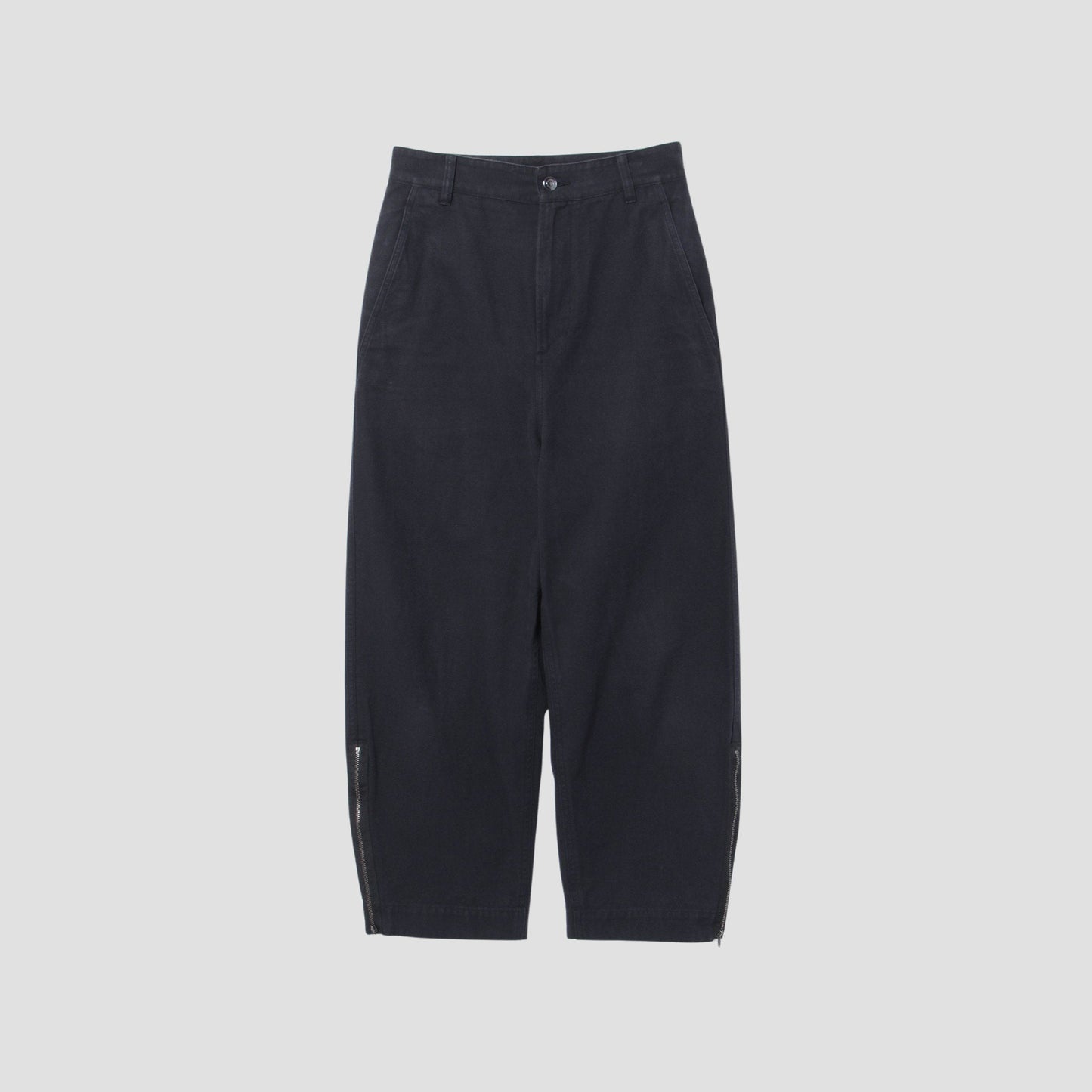 FADED COTTON TWILL TROUSERS