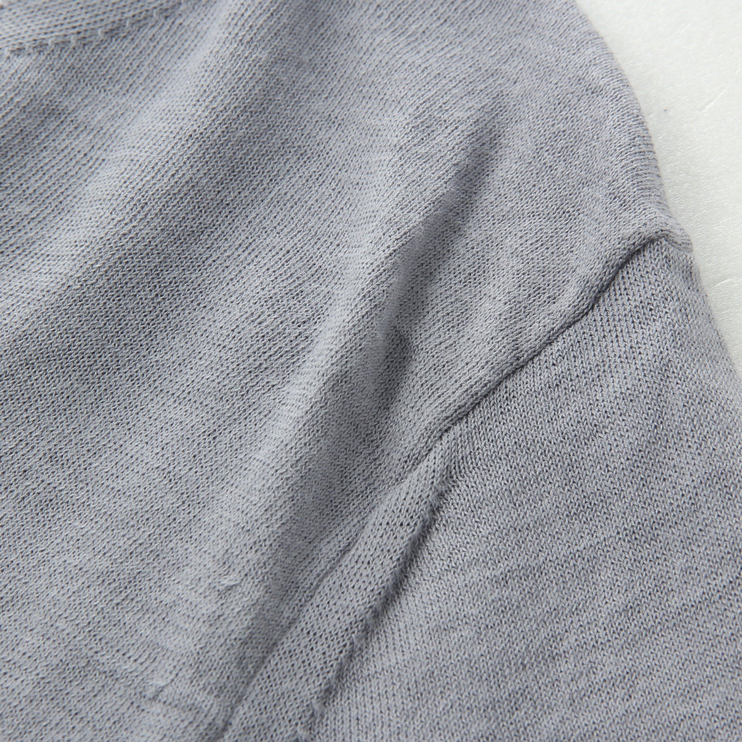 RAMIE COTTON DEEP RIB T SHIRT KNIT