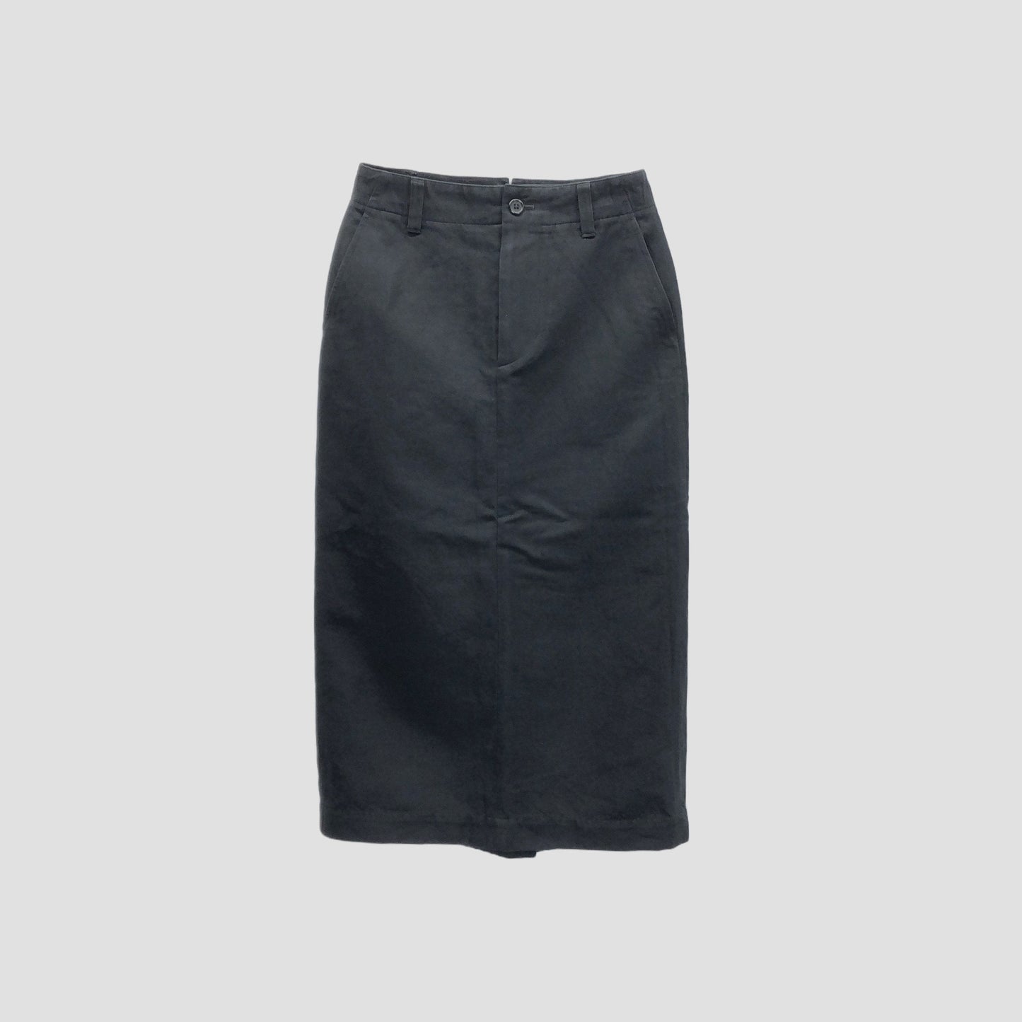 COTTON LINEN TWILL SKIRT
