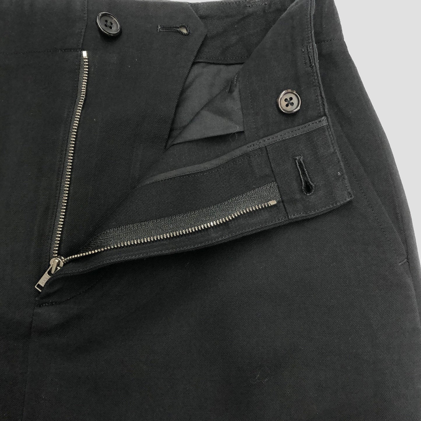 COTTON LINEN TWILL SKIRT