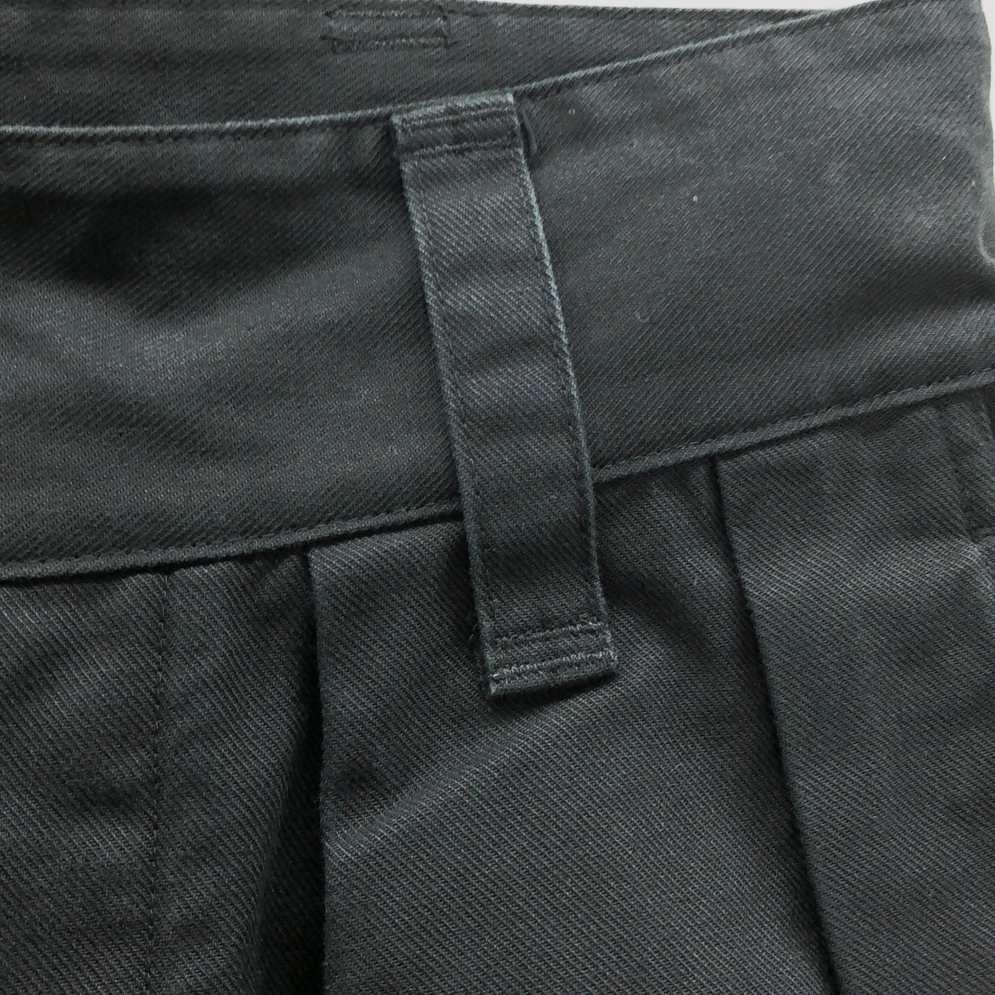 ORGANIC COTTON GABARDINE TROUSERS