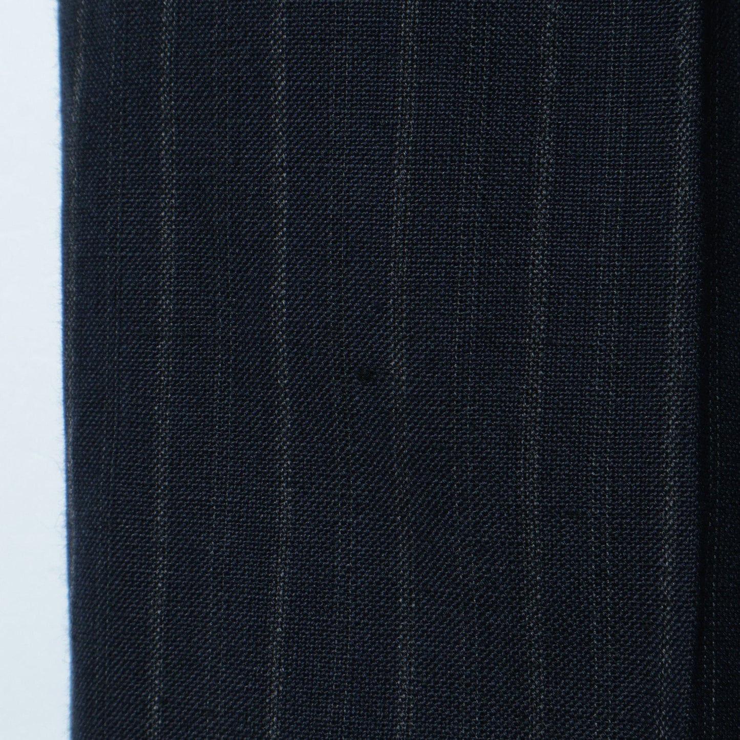 CHALK STRIPE LINEN WOOL TROUSERS