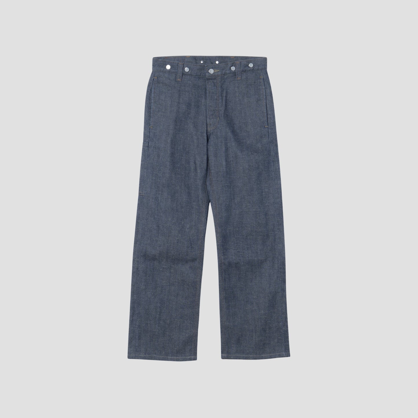 GREY CAST DENIM TROUSERS