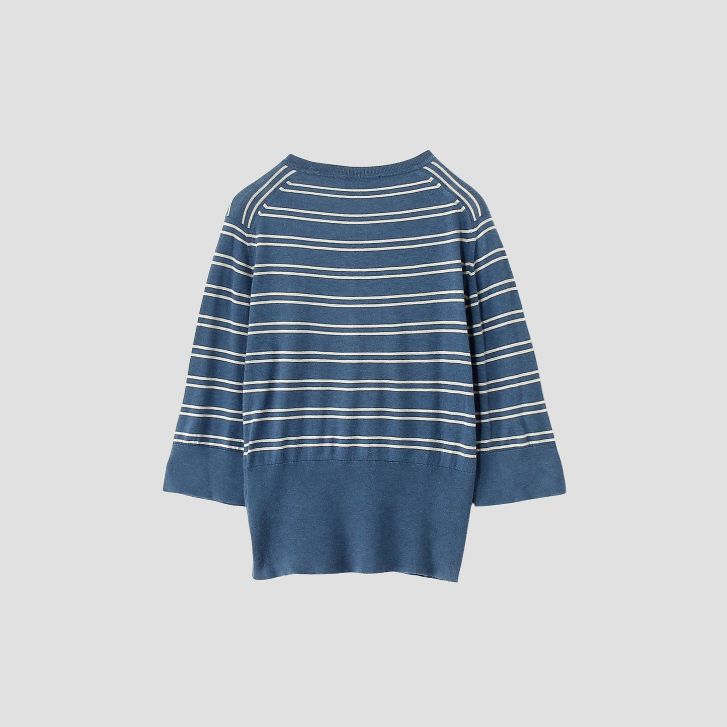 SEA ISLAND COTTON HIGH RIB JUMPER KNIT