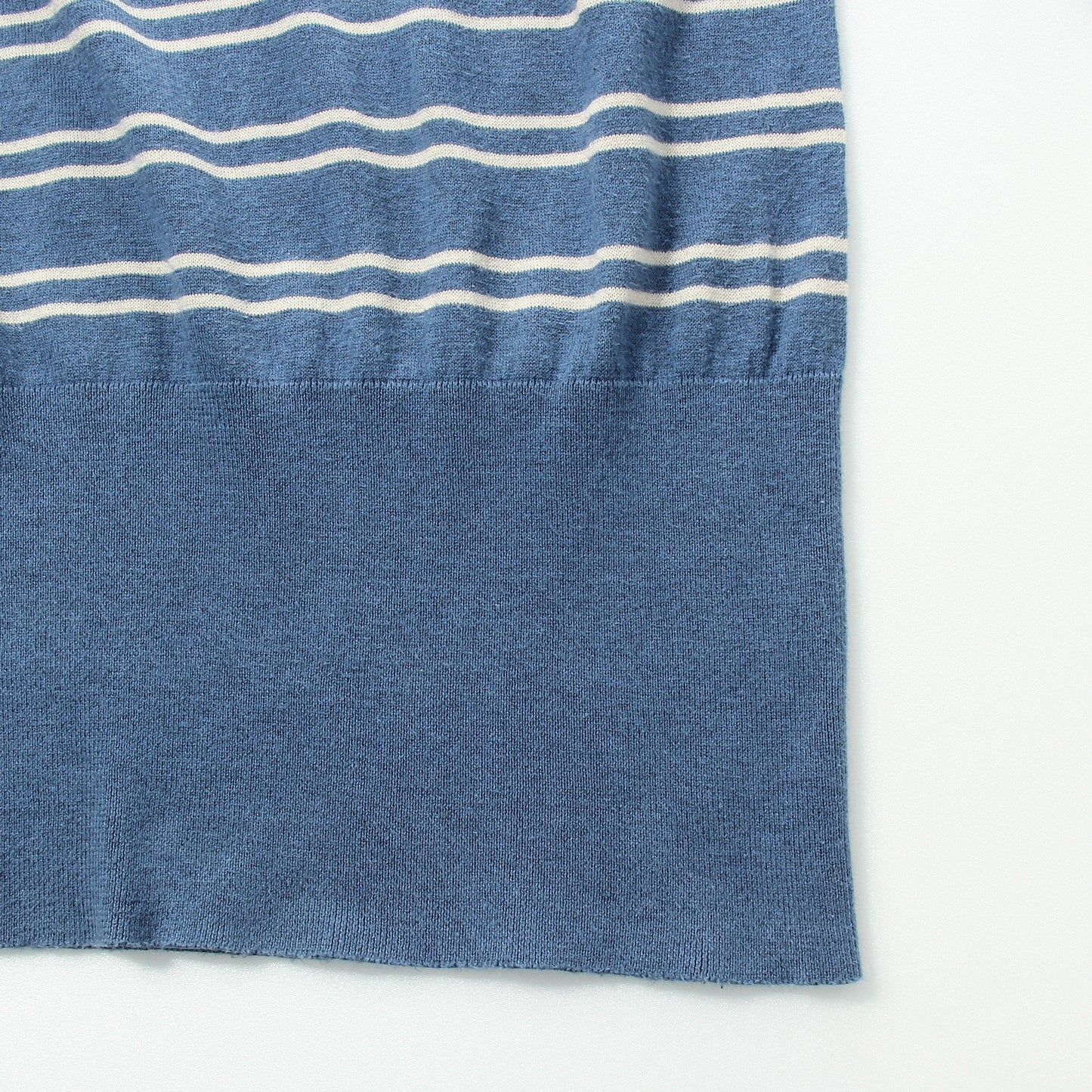 SEA ISLAND COTTON HIGH RIB JUMPER KNIT