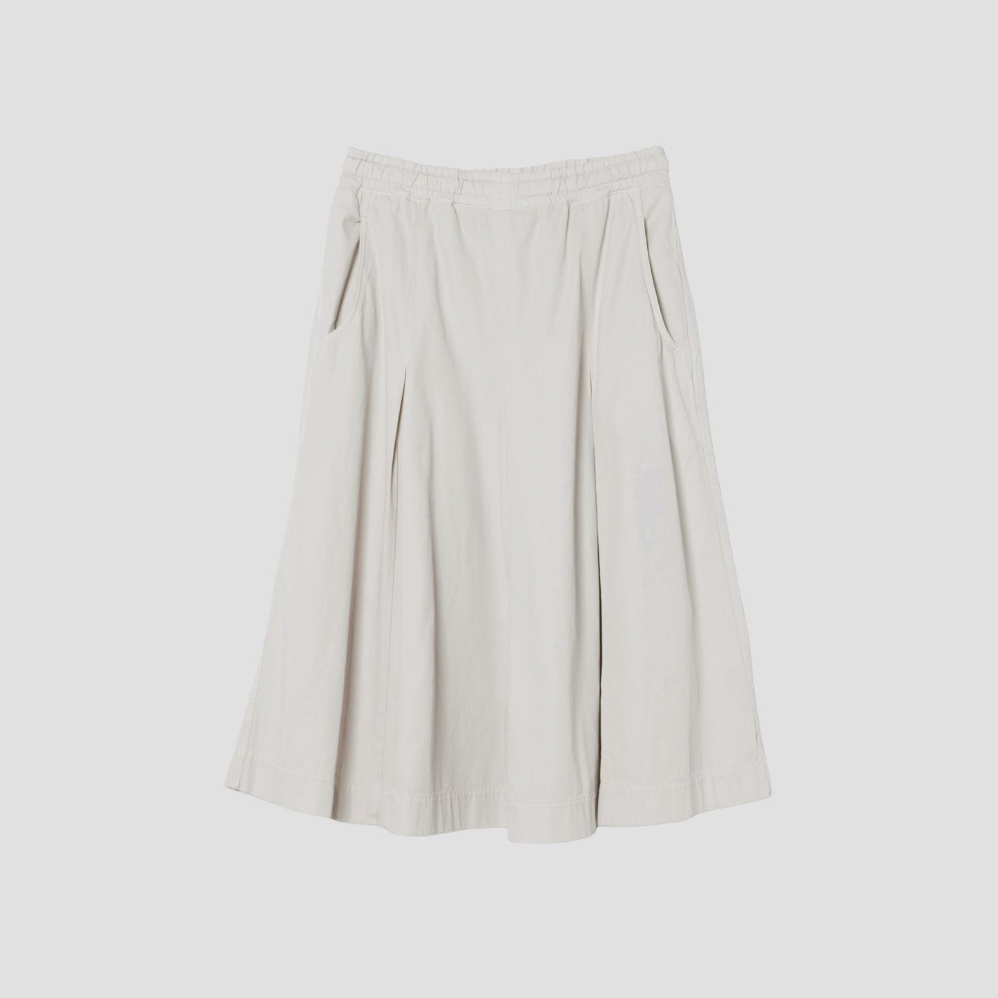 RAISED COTTON TWILL SKIRT