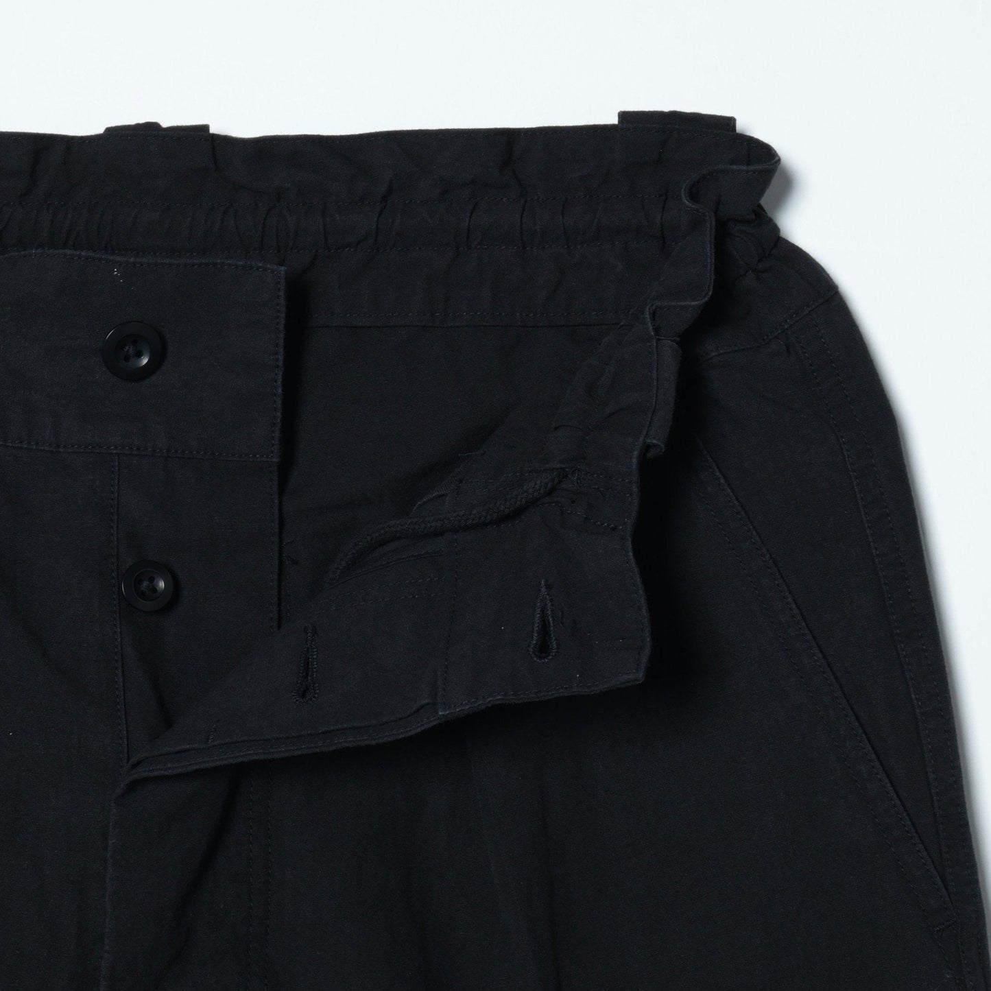 COTTON LINEN PLAIN WEAVE TROUSERS