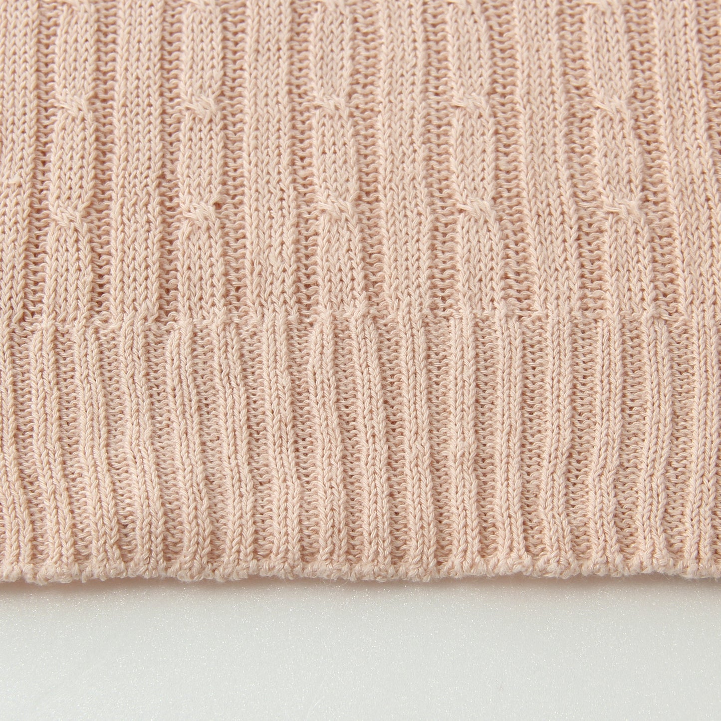 LINEN COTTON CABLE KNIT