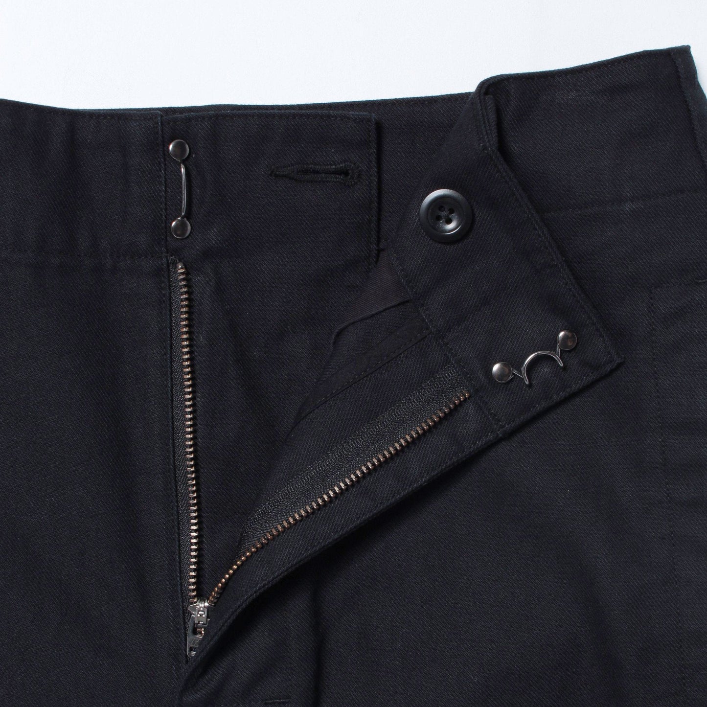 ORGANIC COTTON GABARDINE TROUSERS