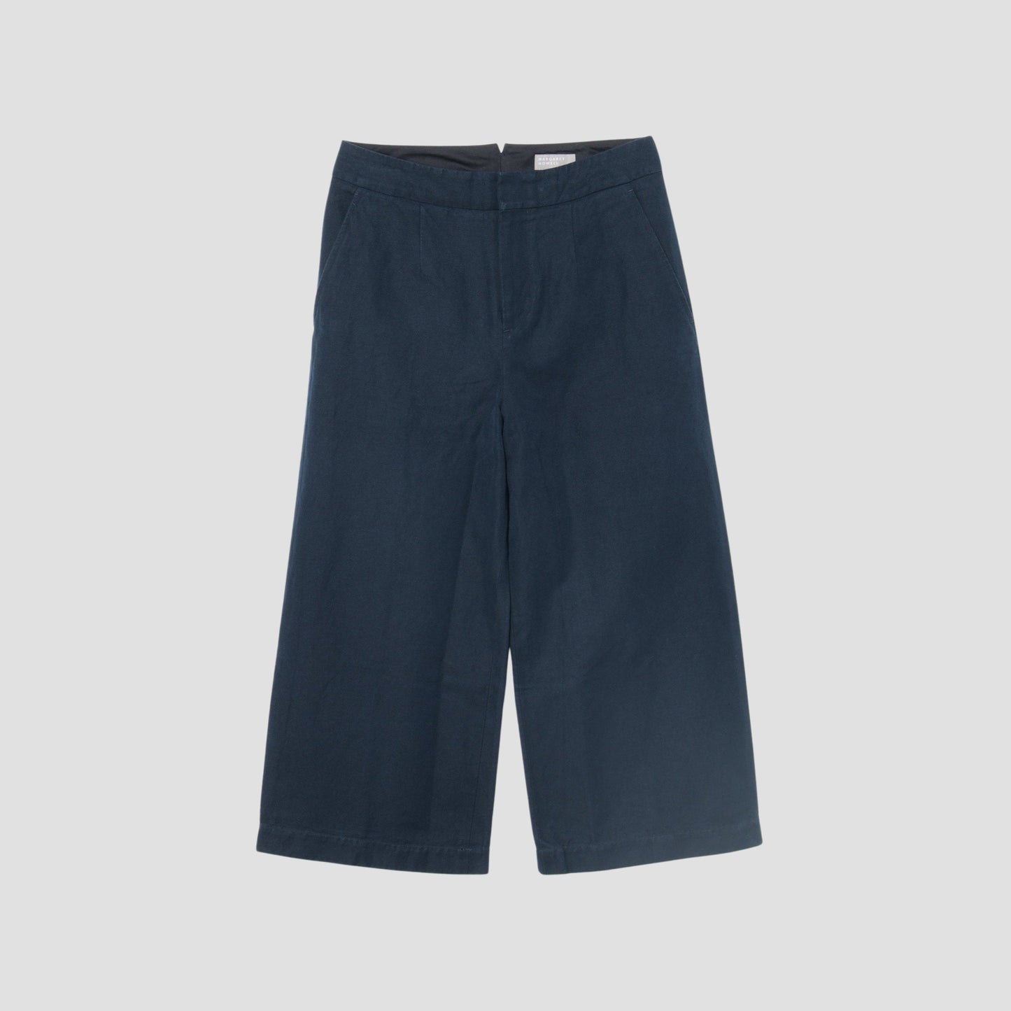 COTTON LINEN TWILL TROUSERS