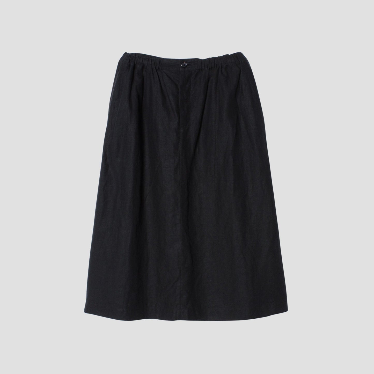 DENSE FINE LINEN POPLIN SKIRT