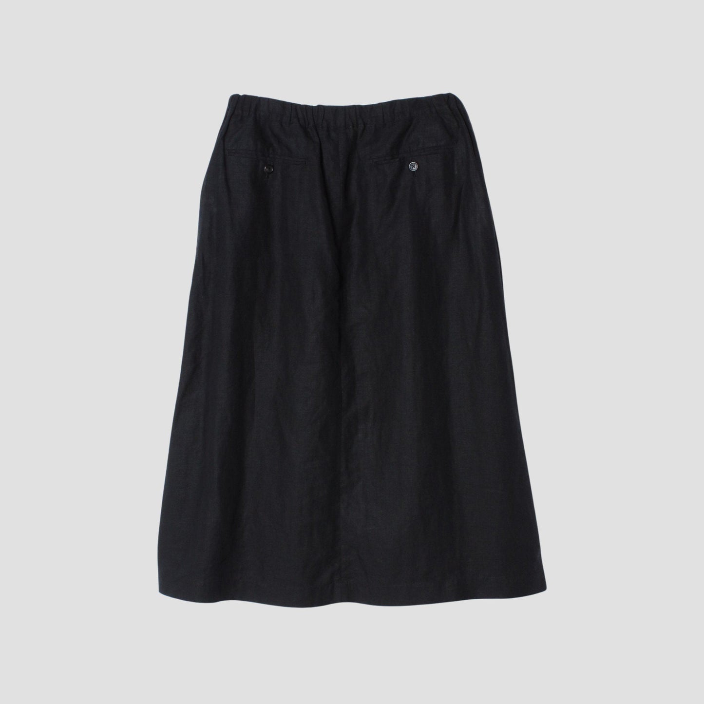 DENSE FINE LINEN POPLIN SKIRT