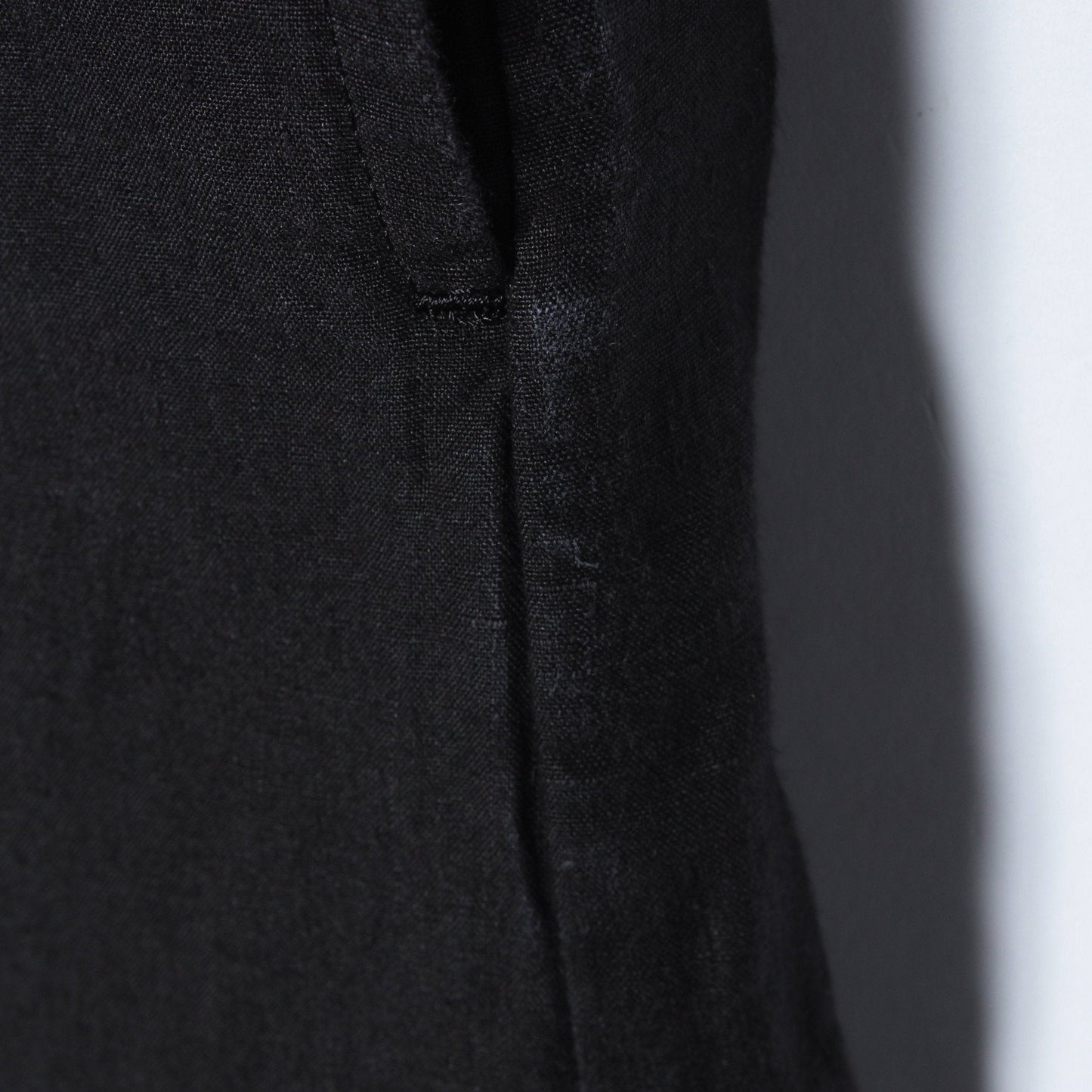 DENSE FINE LINEN POPLIN SKIRT