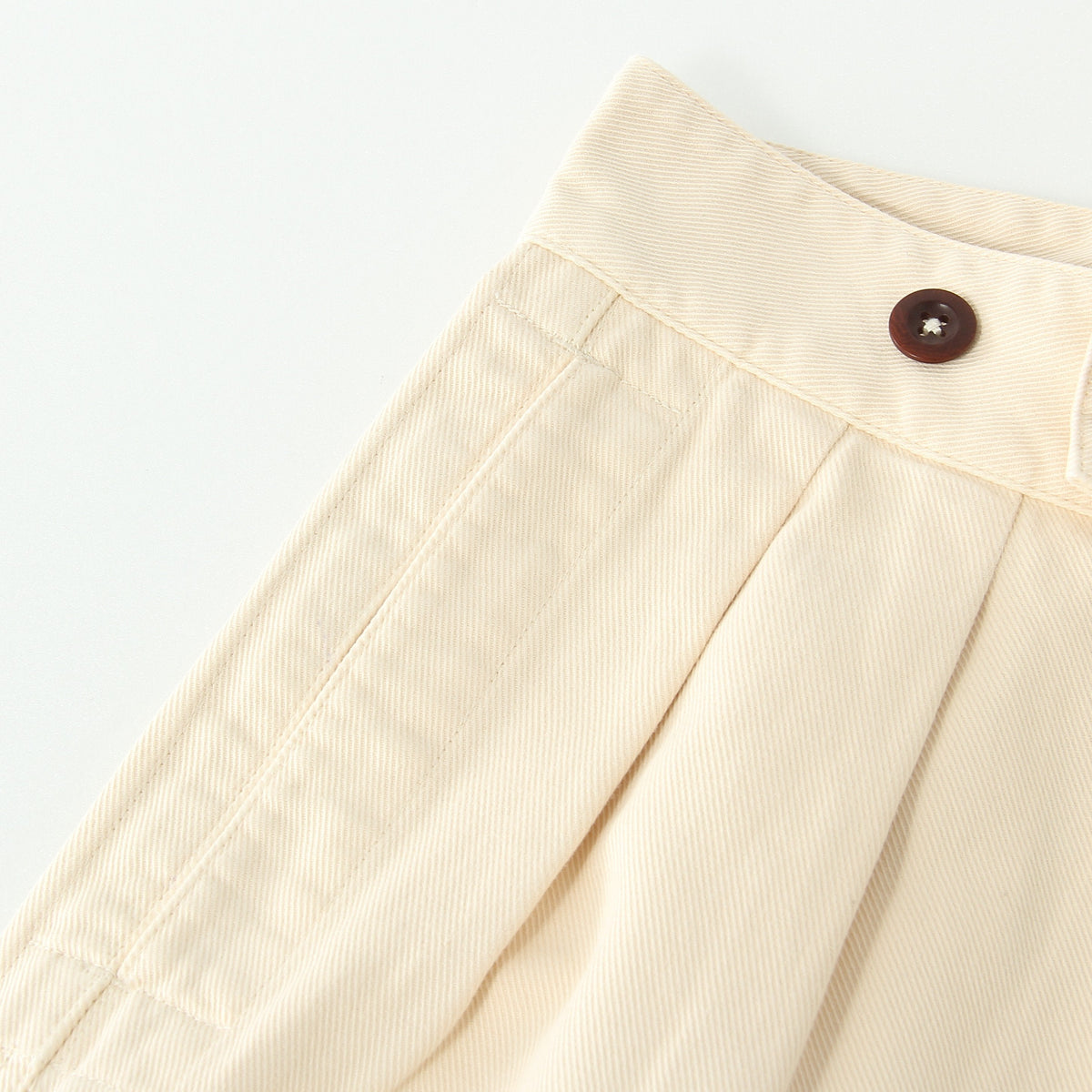 SOFT TWISTED YARN COTTON TROUSERS