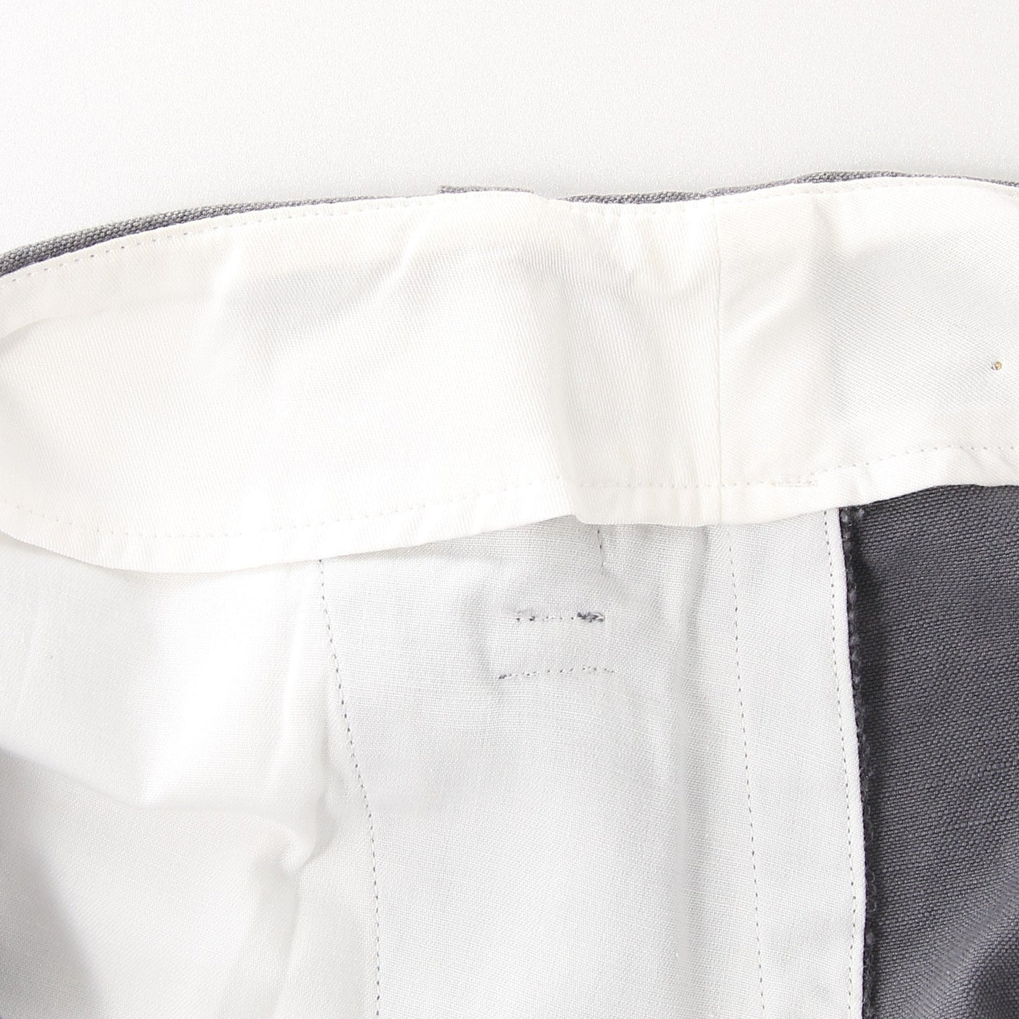 COTTON LINEN CANVAS TROUSERS
