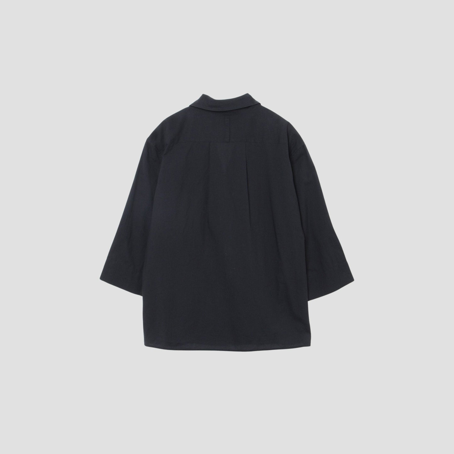 PIECE DYED WASHED COTTON SHIRT