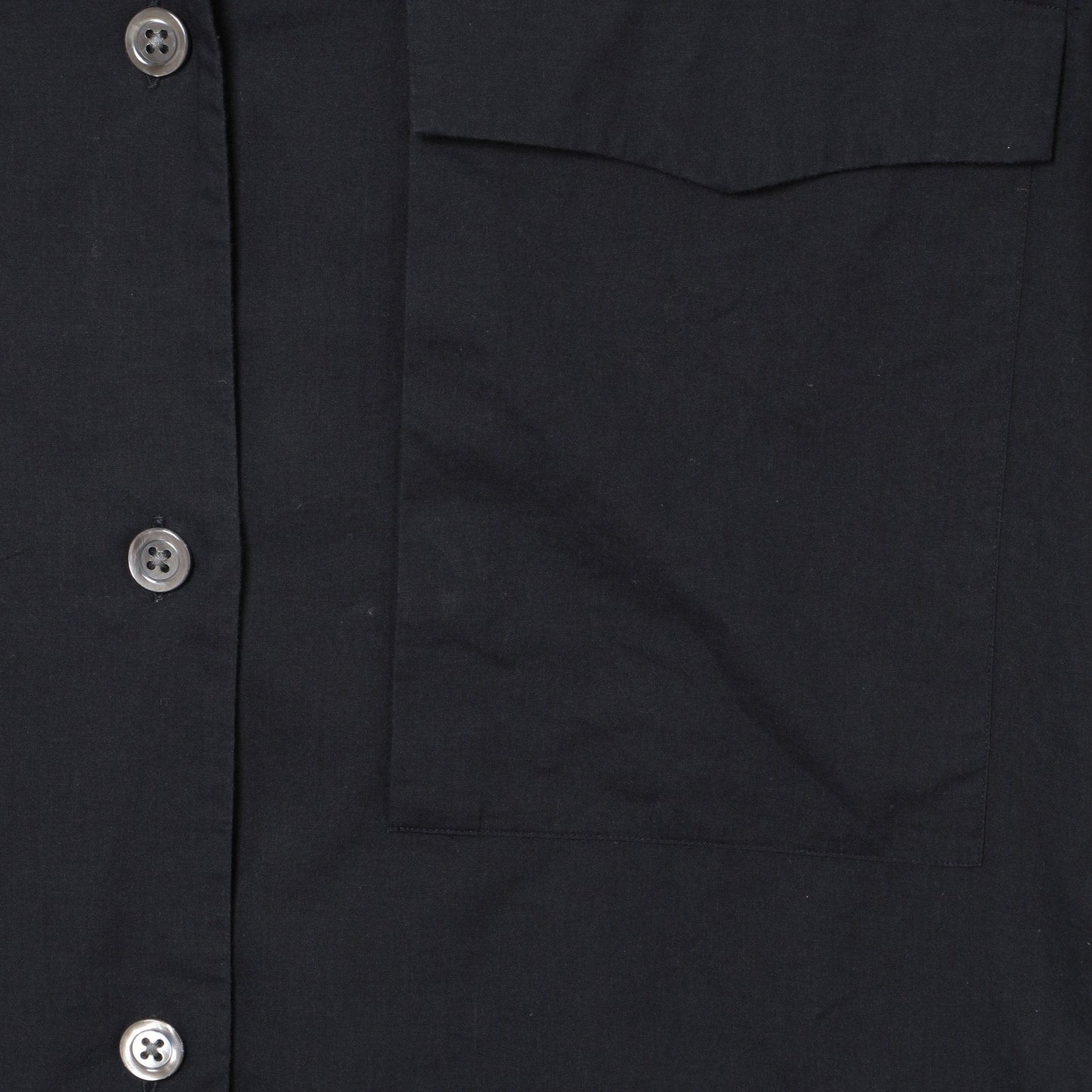 PIECE DYED WASHED COTTON SHIRT