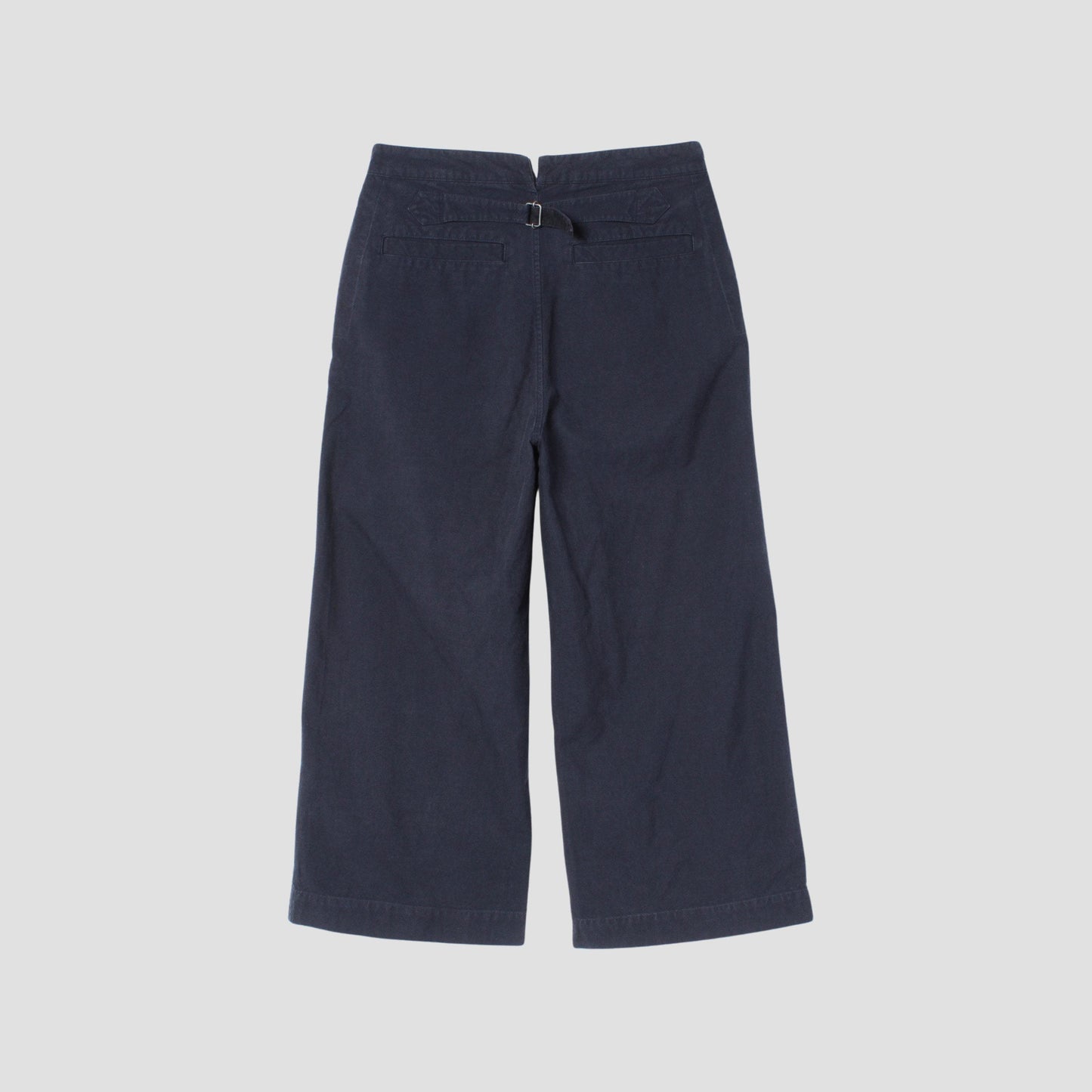 DENSE COTTON WOOL TROUSERS