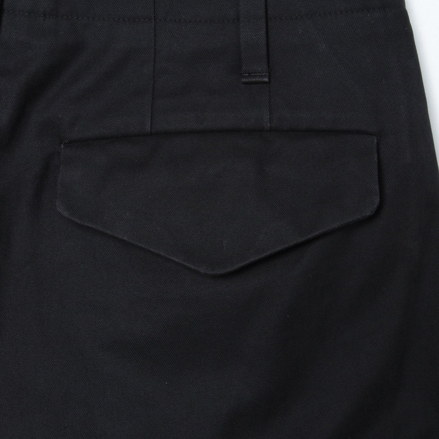 BRUSHED COTTON TWILL TROUSERS