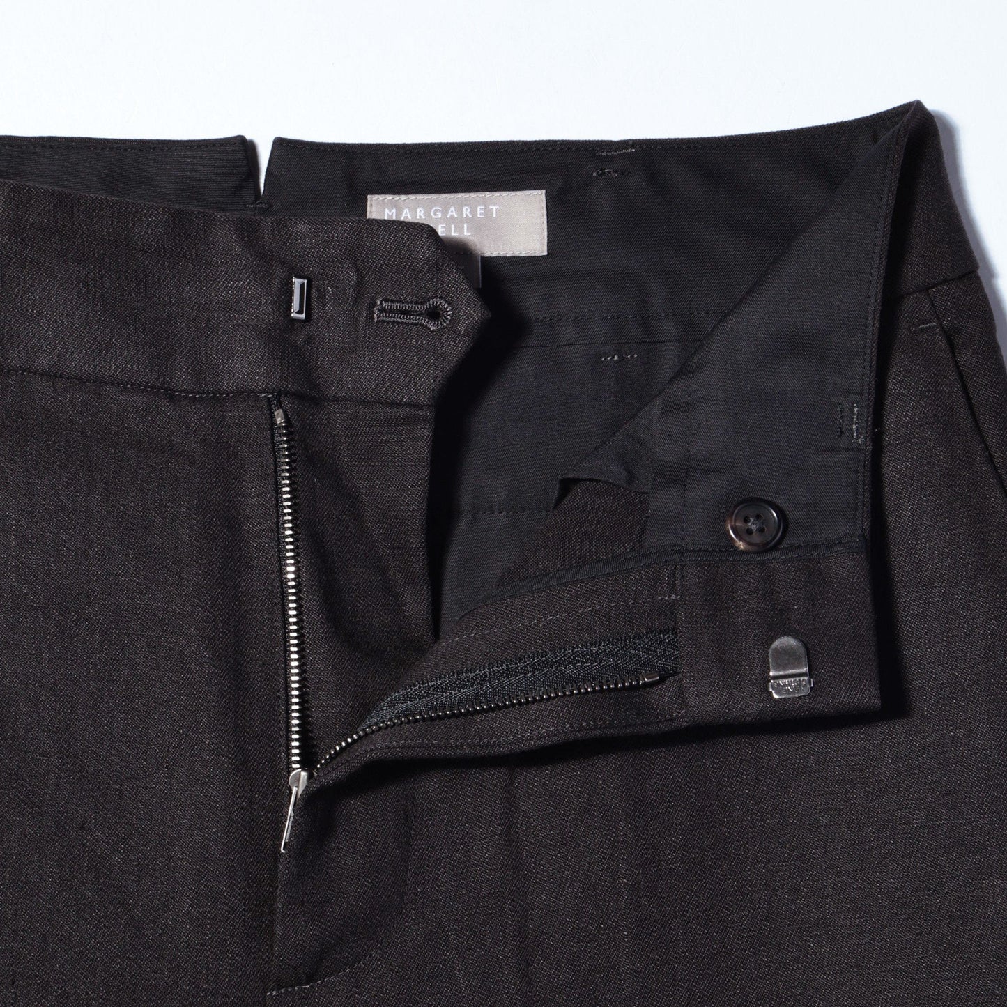 LINEN TWILL TROUSERS