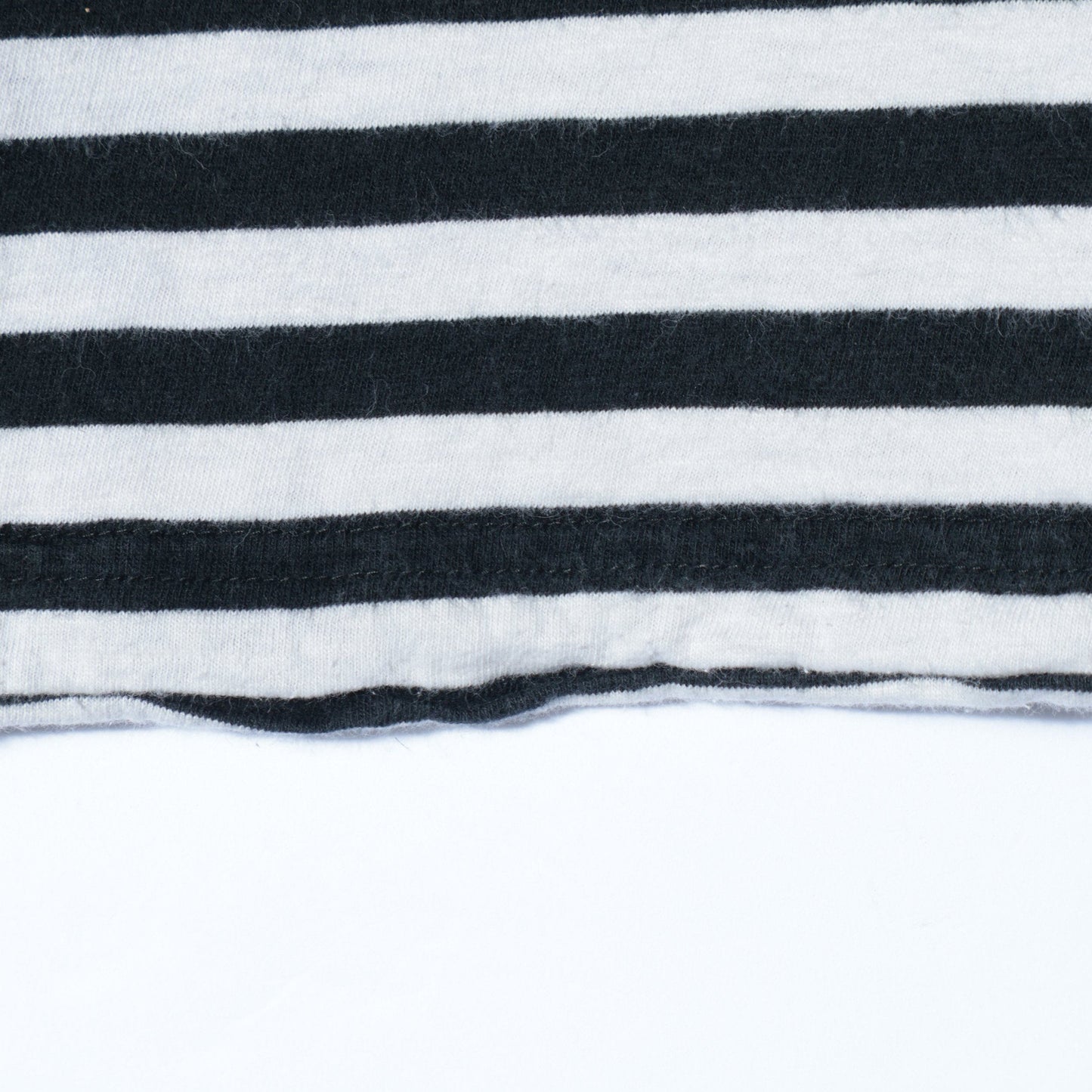 ROUGH COTTON STRIPE JERSEY