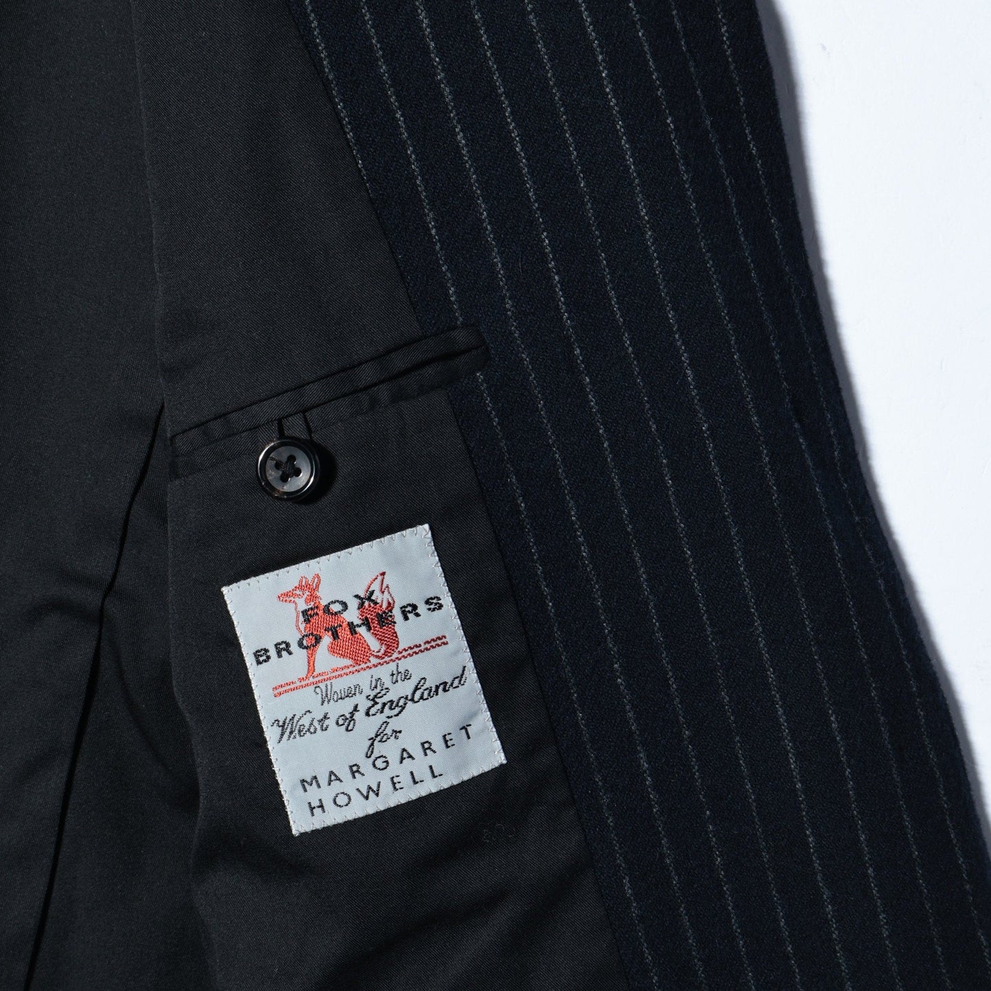 BROKEN STRIPE WOOL JACKET