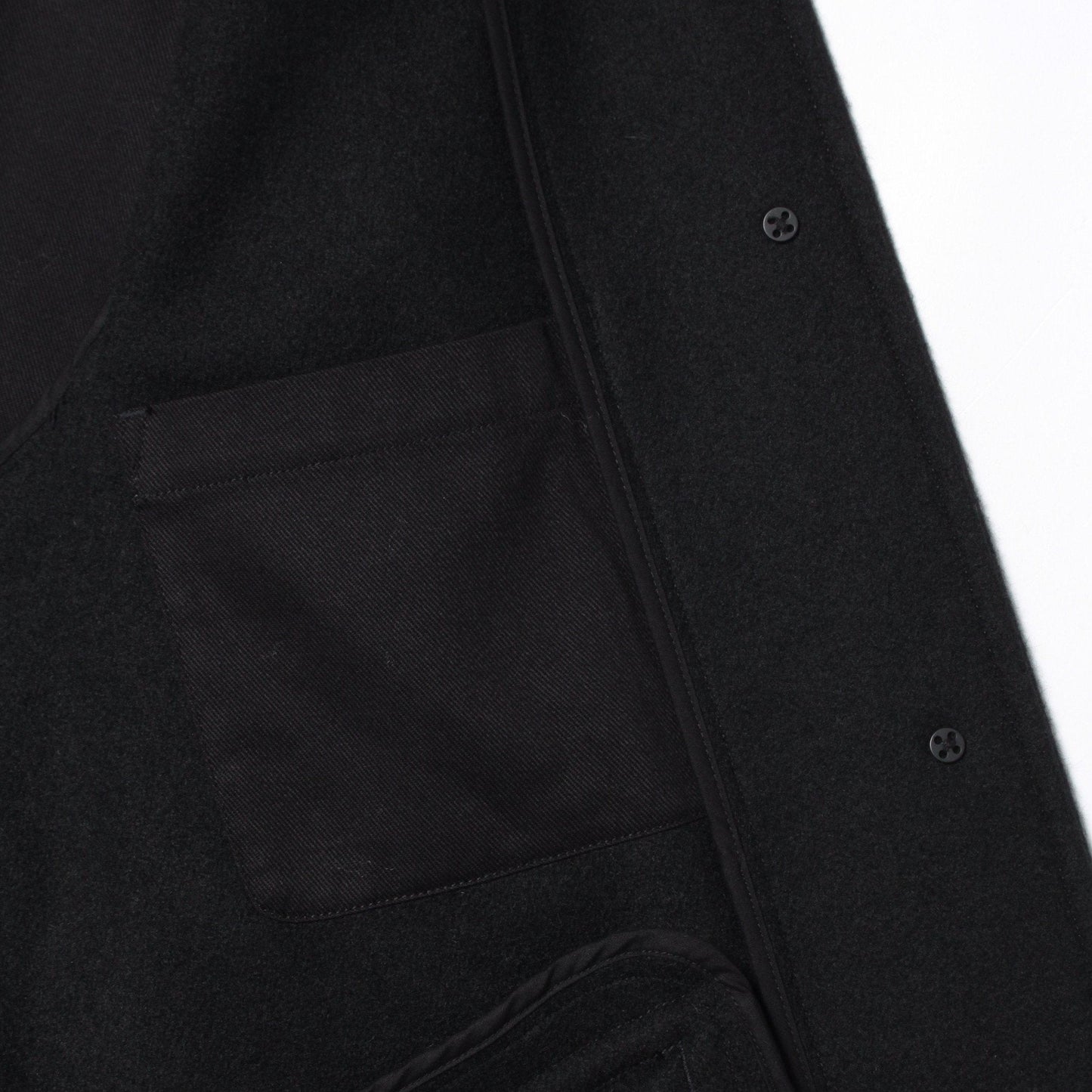 BASIC WOOL MELTON COAT