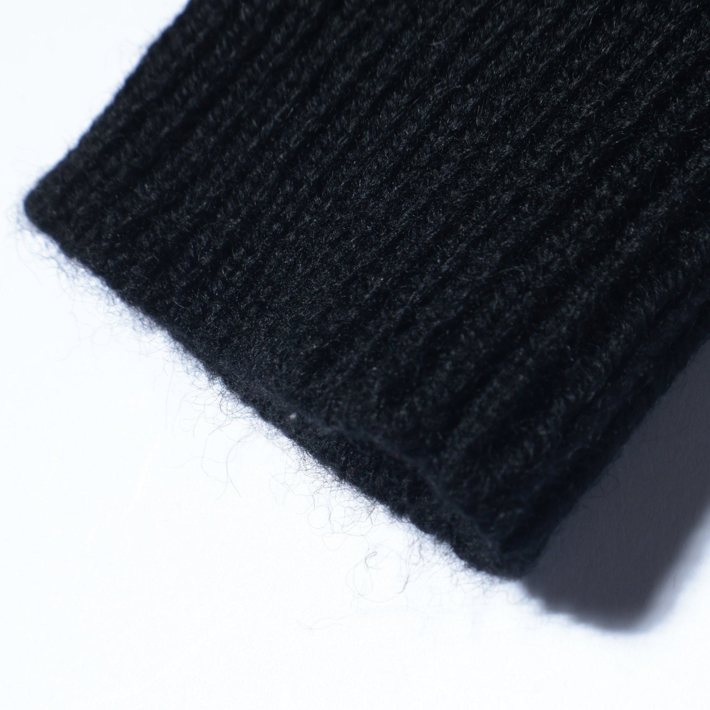 RIB COLLAR CARDIGAN KNIT