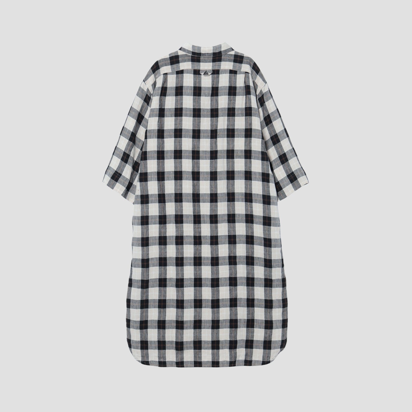 LINEN TARTAN DRESS