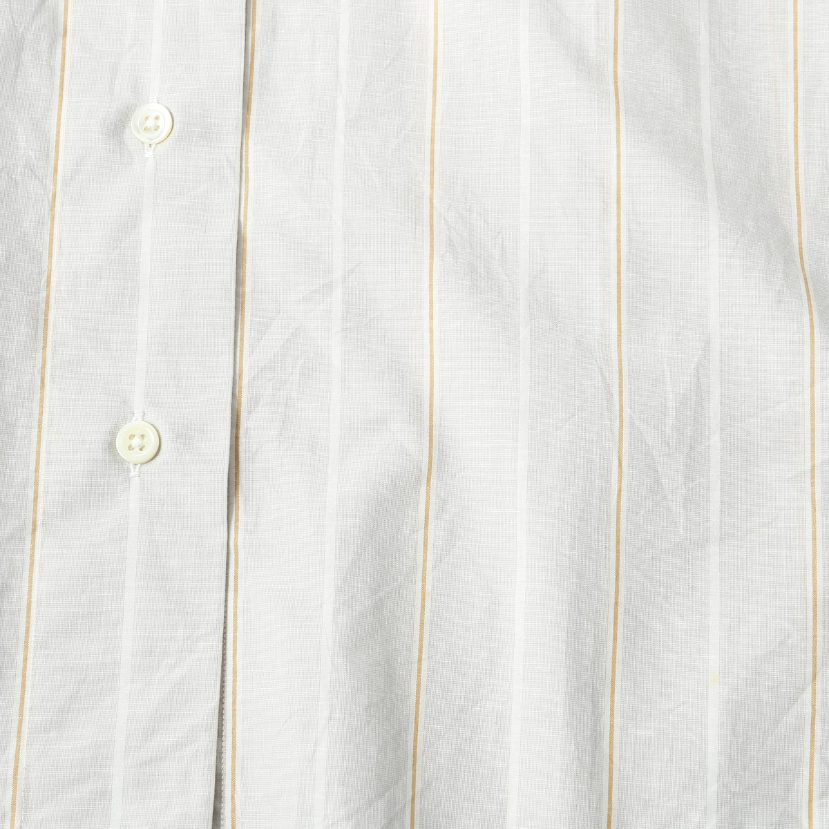 WIDE PJ STRIPE COTTON LINEN SHIRT