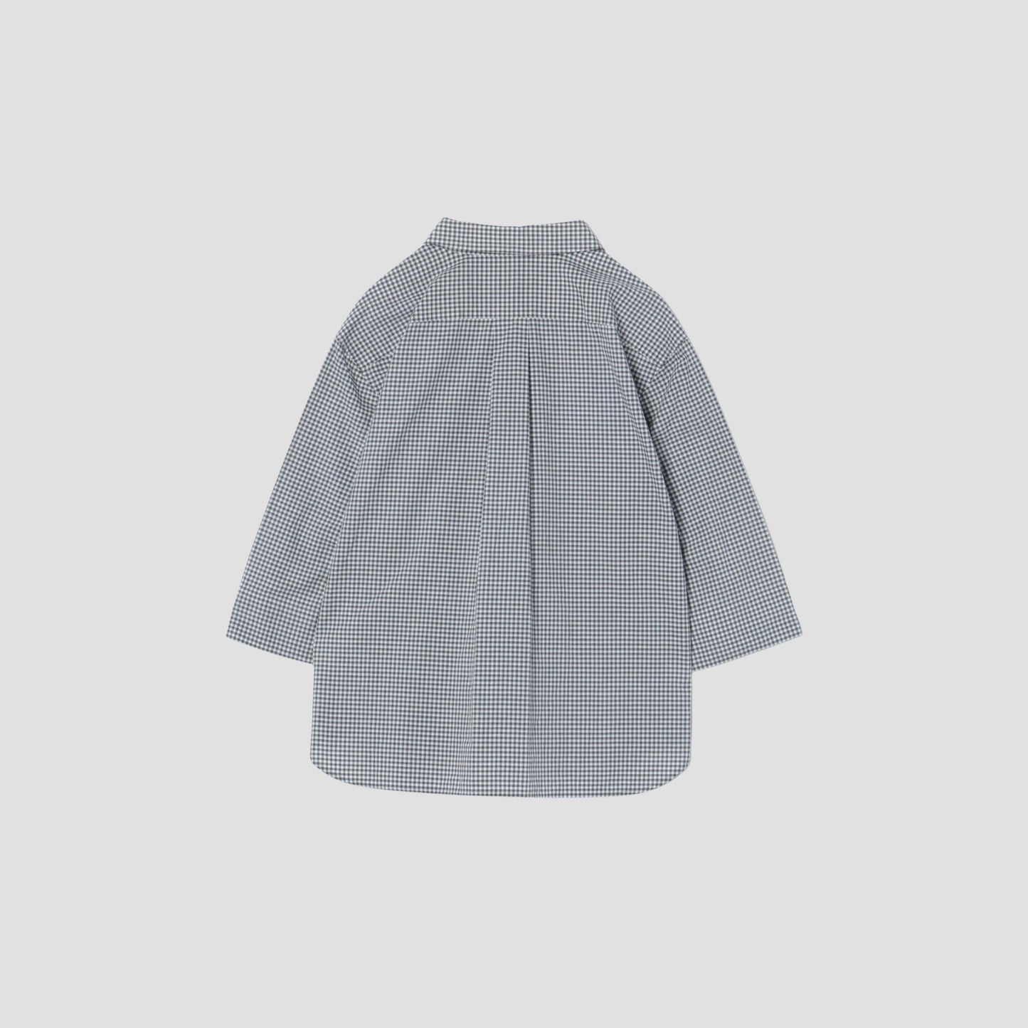 COTTON LINEN CHECK SHIRT