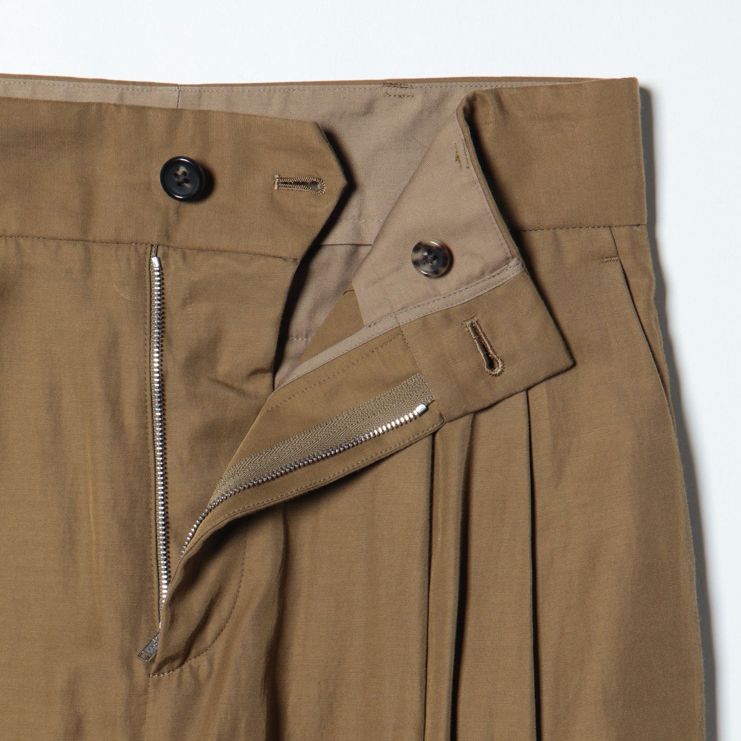 VISCOSE COTTON TWILL TROUSERS
