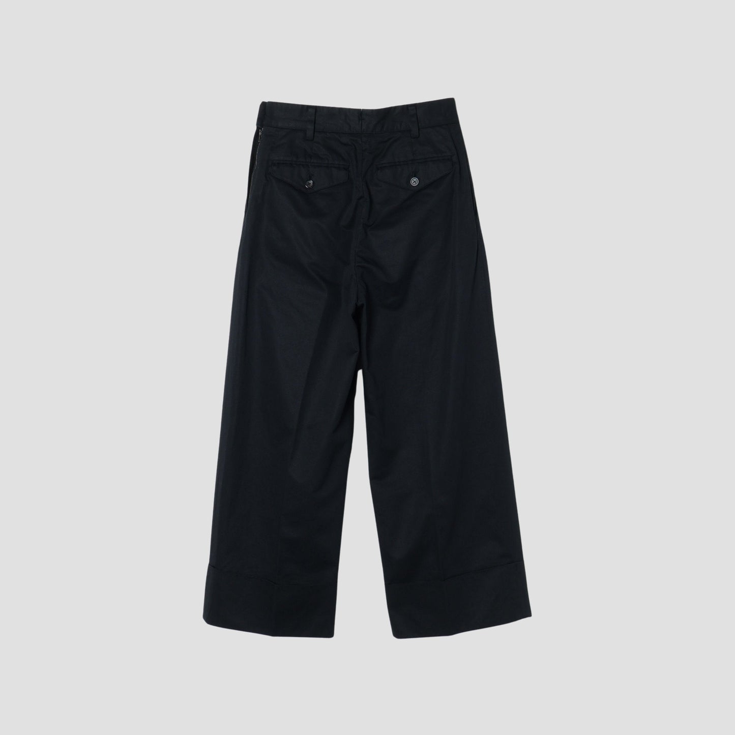 LIGHT COTTON LINEN TWILL TROUSERS