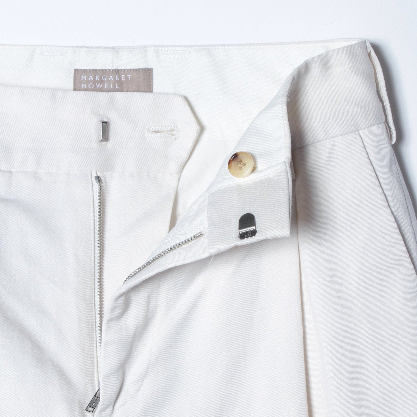 COTTON LINEN DRILL TROUSERS