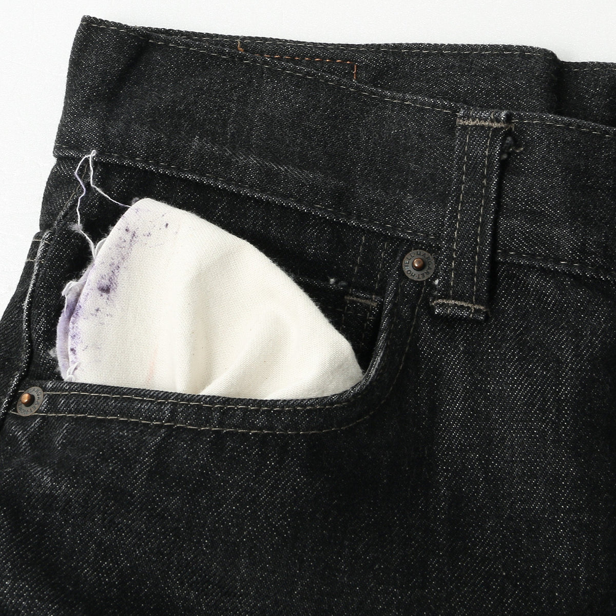 ORGANIC COTTON DENIM TROUSERS