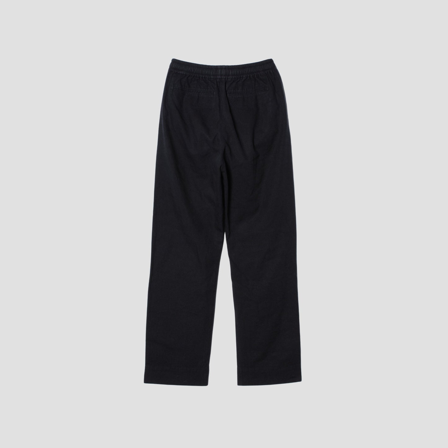 LINEN COTTON TWILL TROUSERS