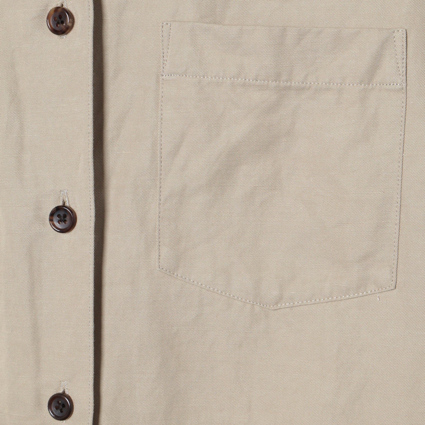 COTTON LINEN TWILL DRESS