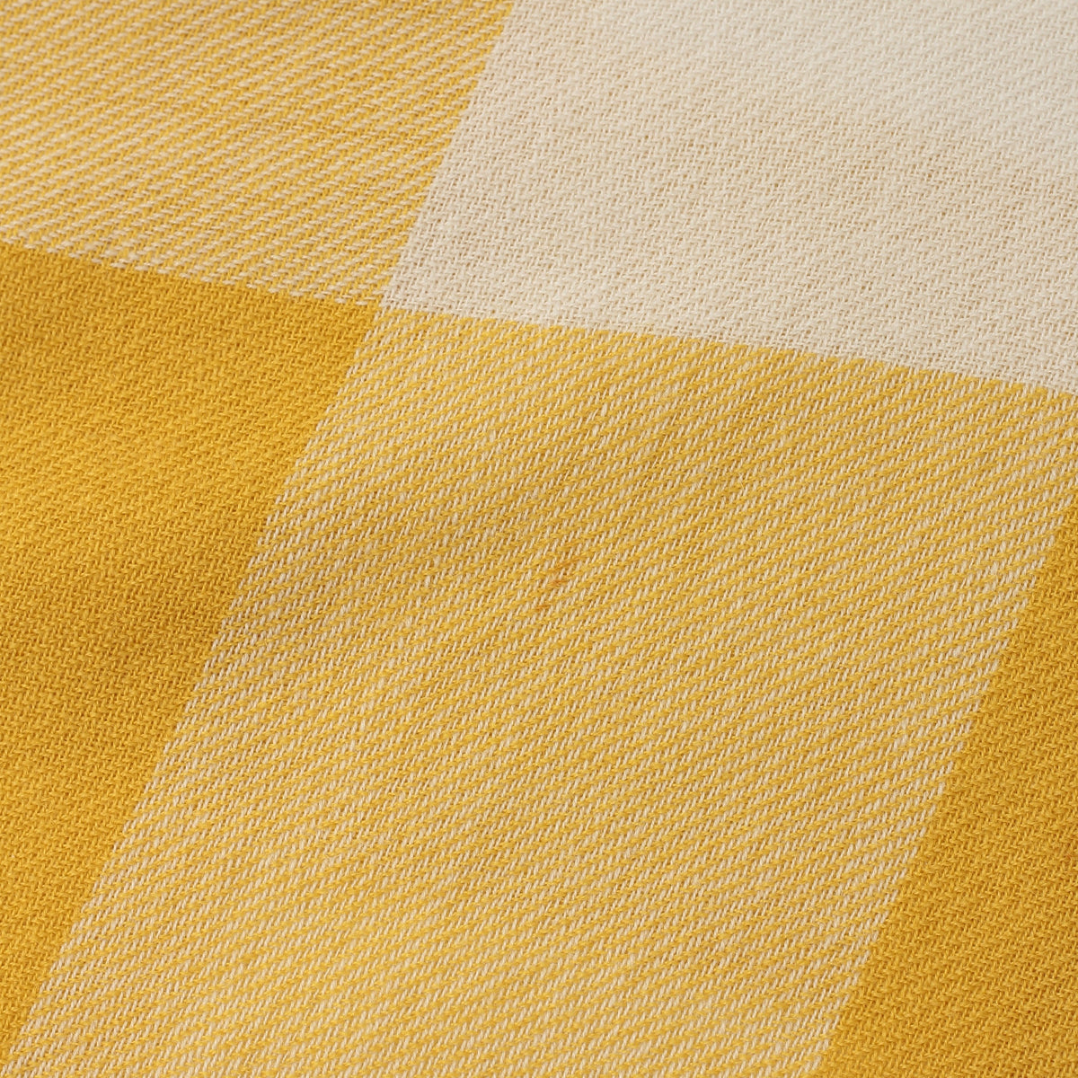 LARGE CHECK WOOL SCARF